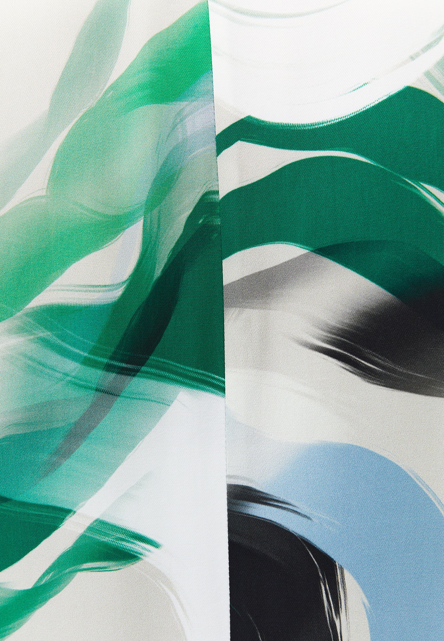 Oversize Long Button Detailed Kimono - ABSTRACT COMB