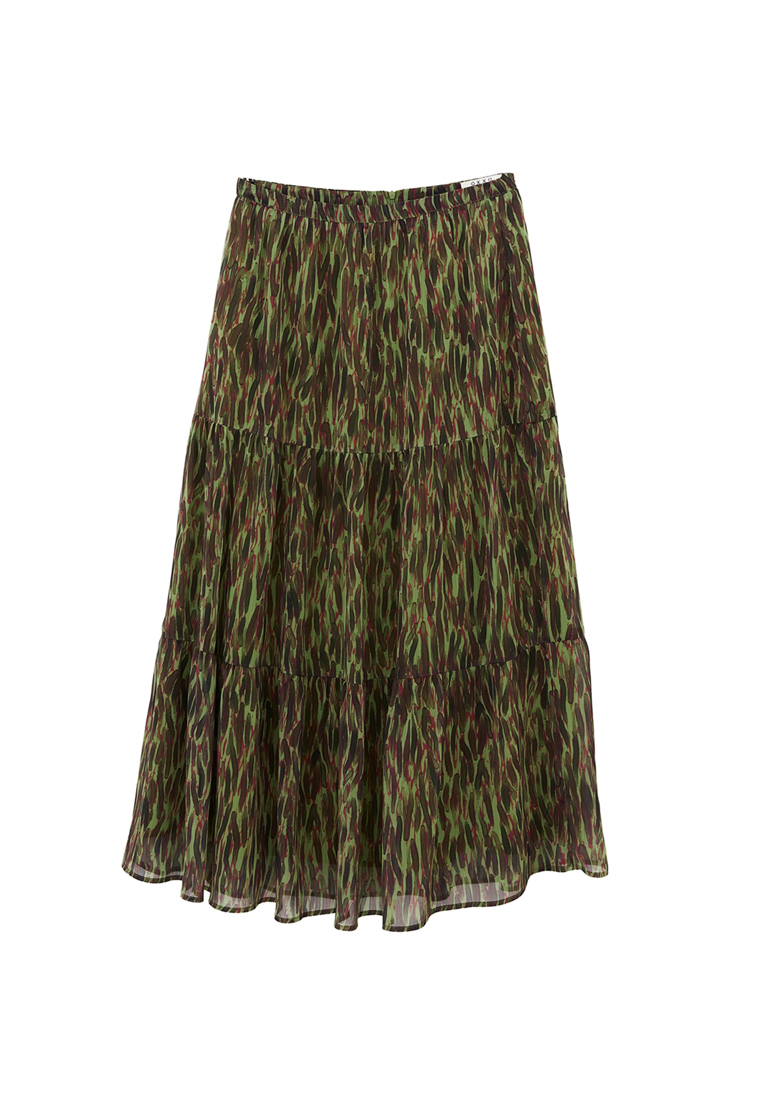 تنورة انسيابية - مشط تجريدي