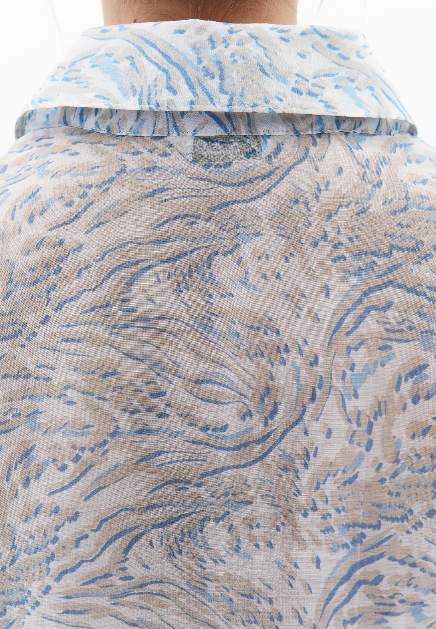 Button Detailed Shirt - ABSTRACT COMB