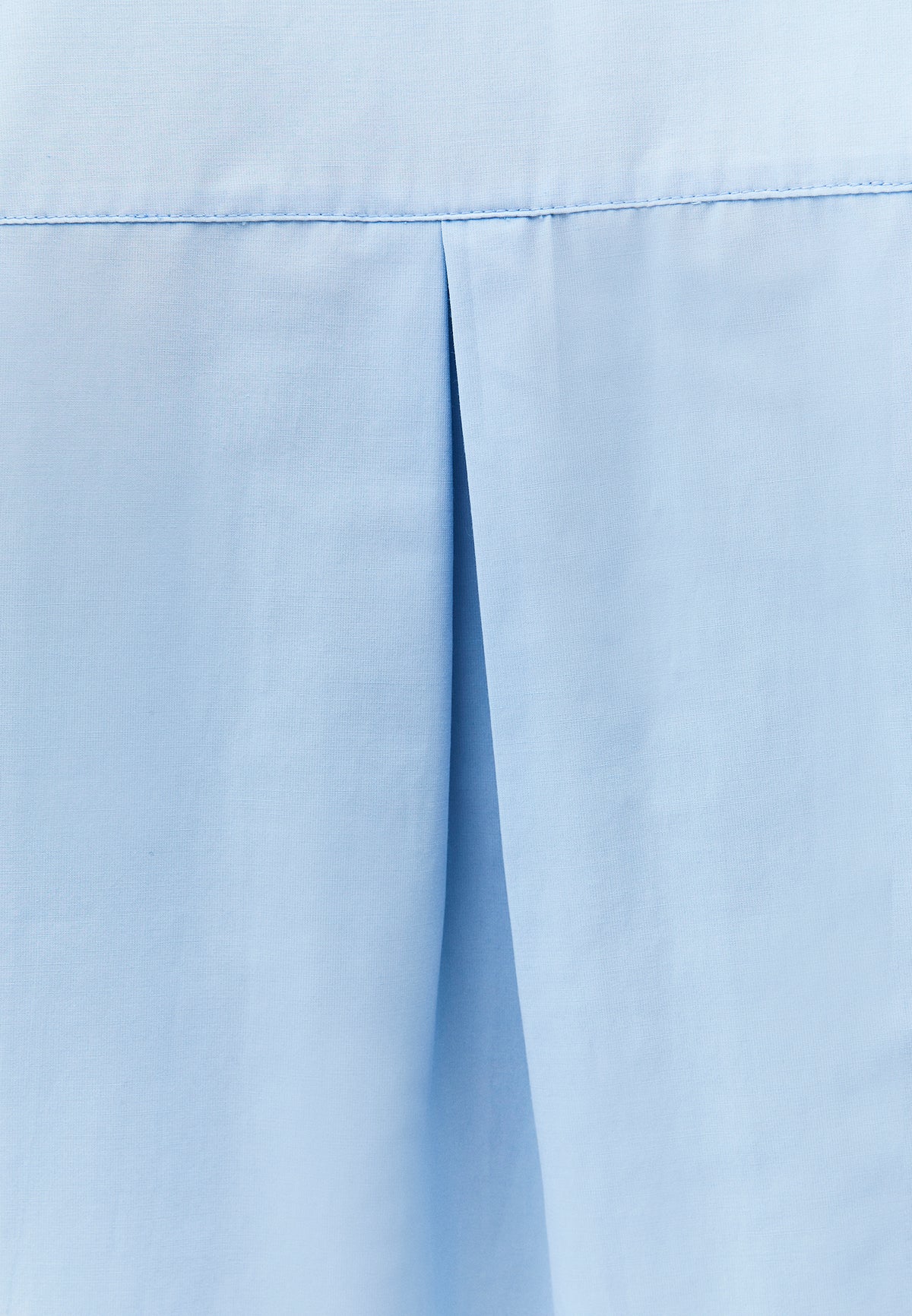 Loose Fit Long Sleeve Shirt With Button Details - Blue