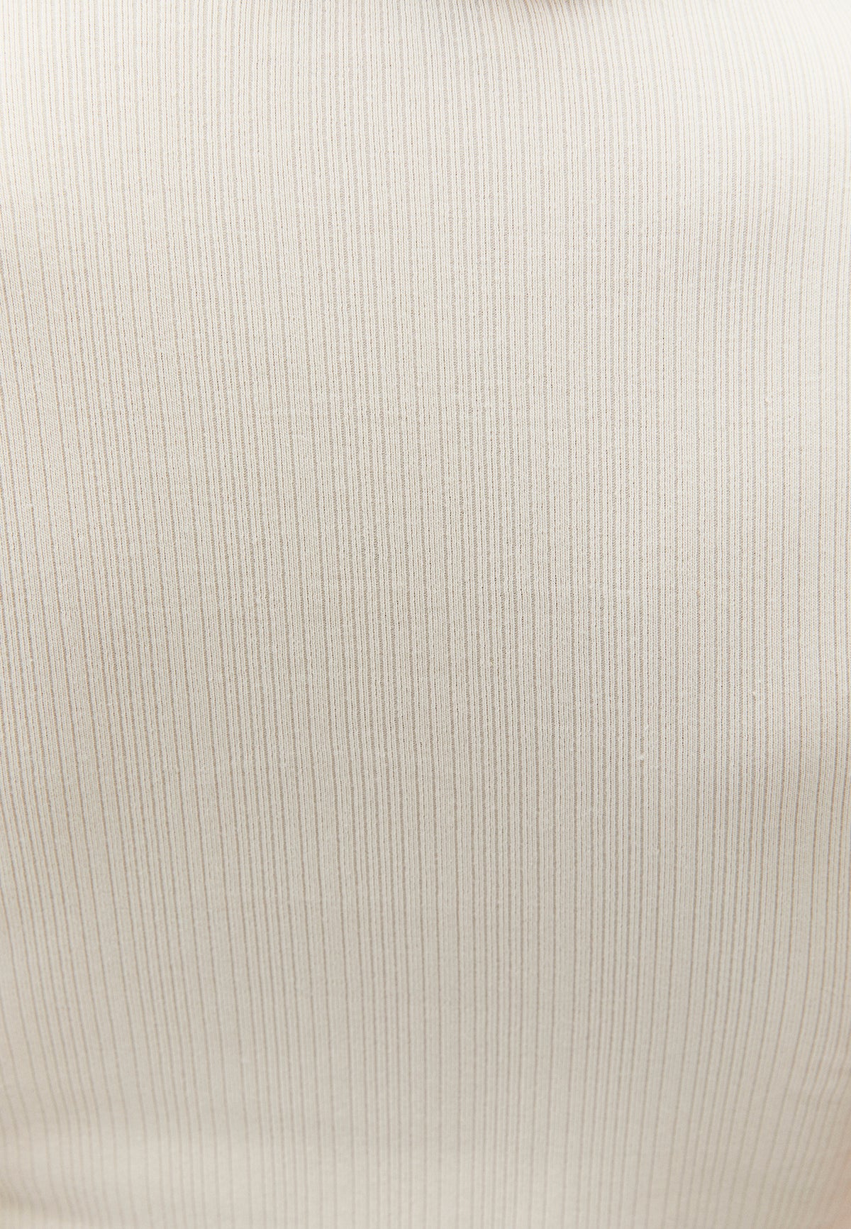 Wide Neck Buckle Detail Tank Top - ALMOND MILK