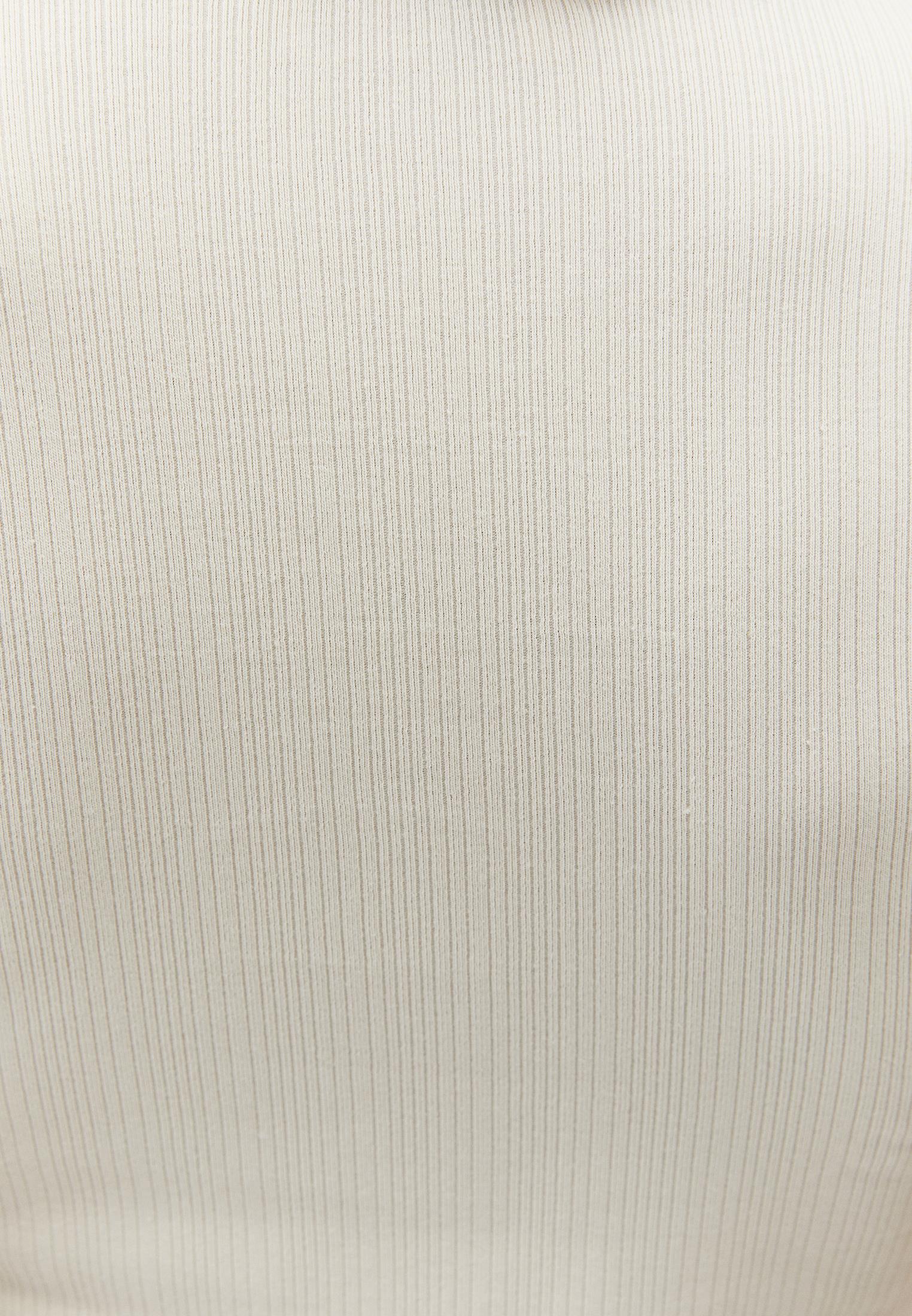 Wide Neck Buckle Detail Tank Top - ALMOND MILK