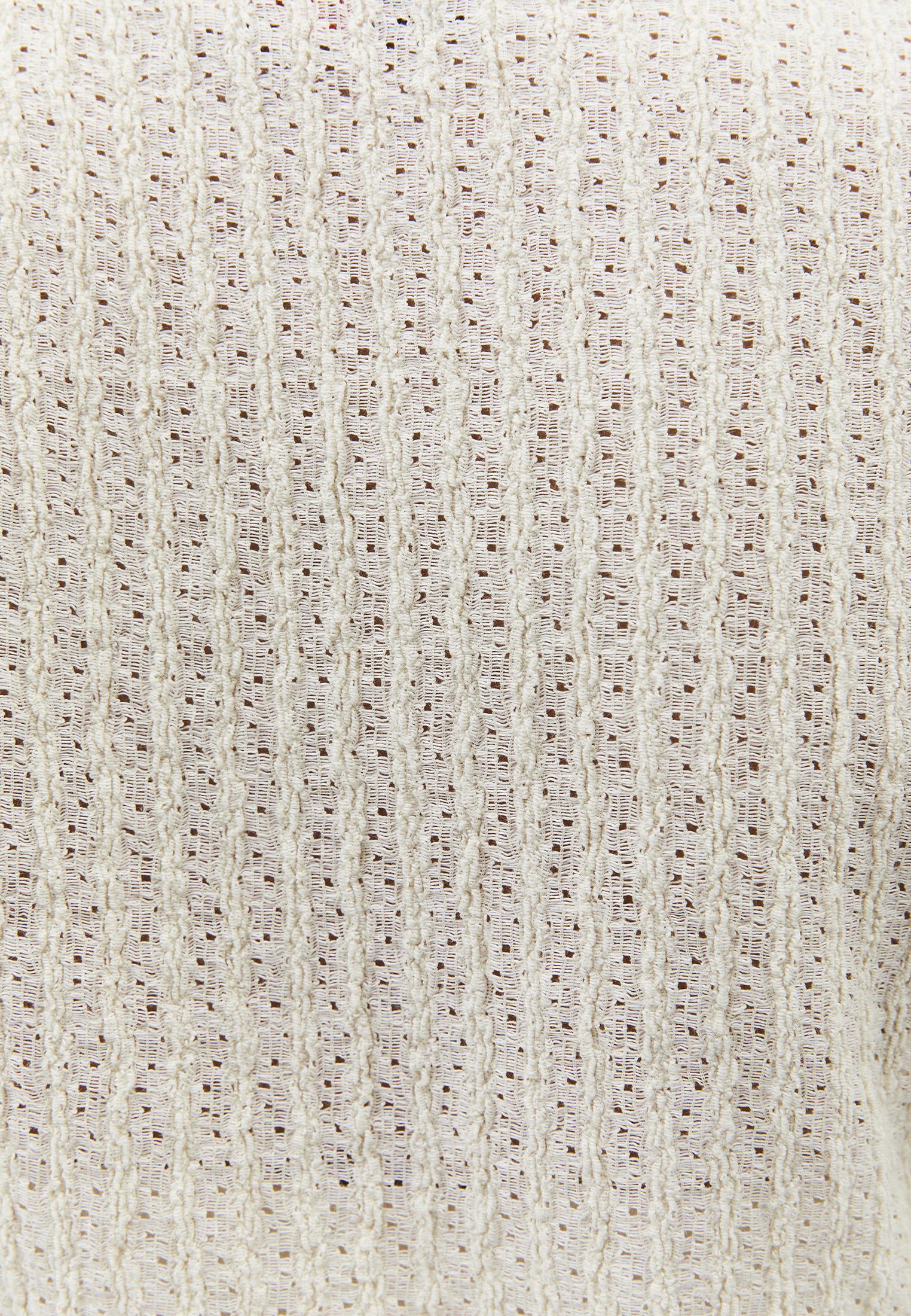 بلوزة بياقة قارب غير متماثلة - حليب اللوز