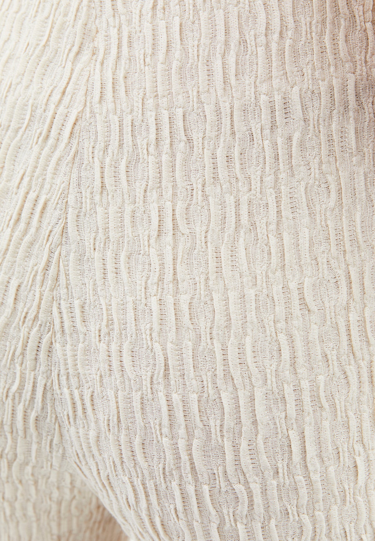 Wide Leg Midi Culotte Pants - Cream
