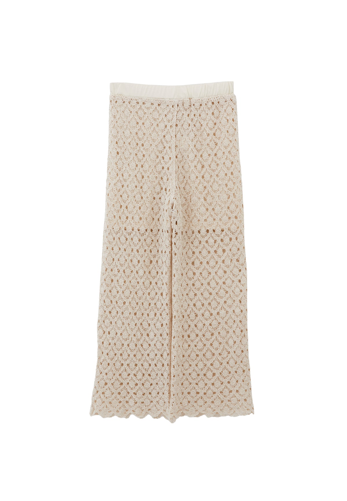 Straight Leg Pants - Cream