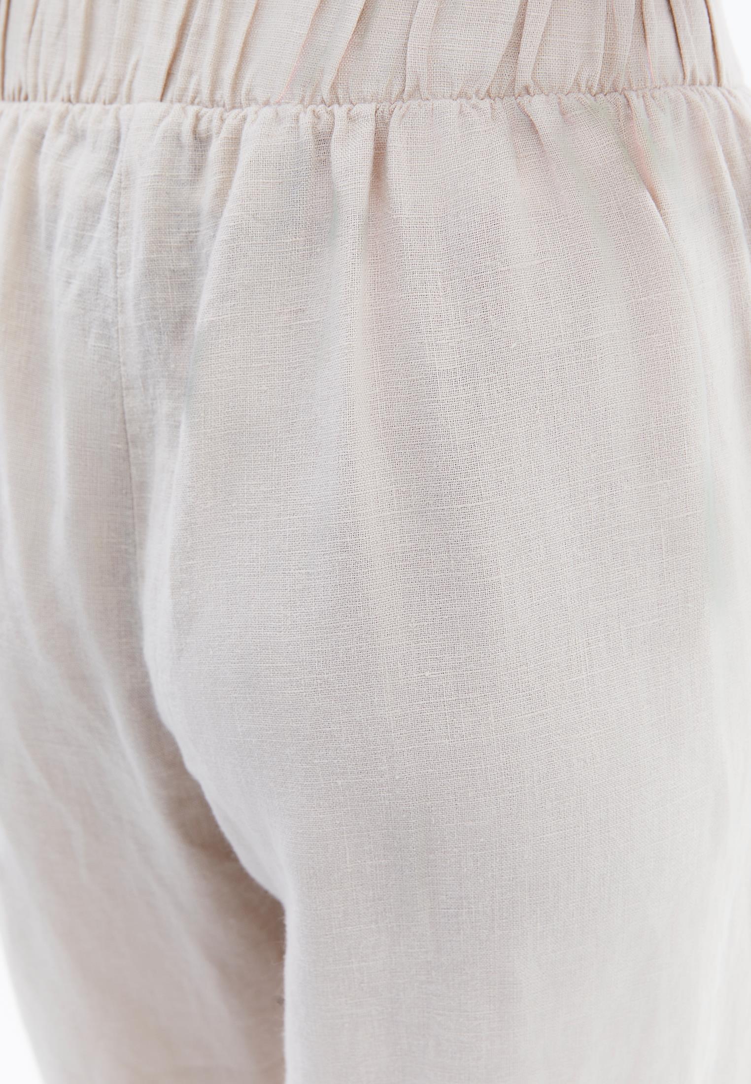 High Waist Belted Linen Wide Leg Pants - ANCIENT SCROLL