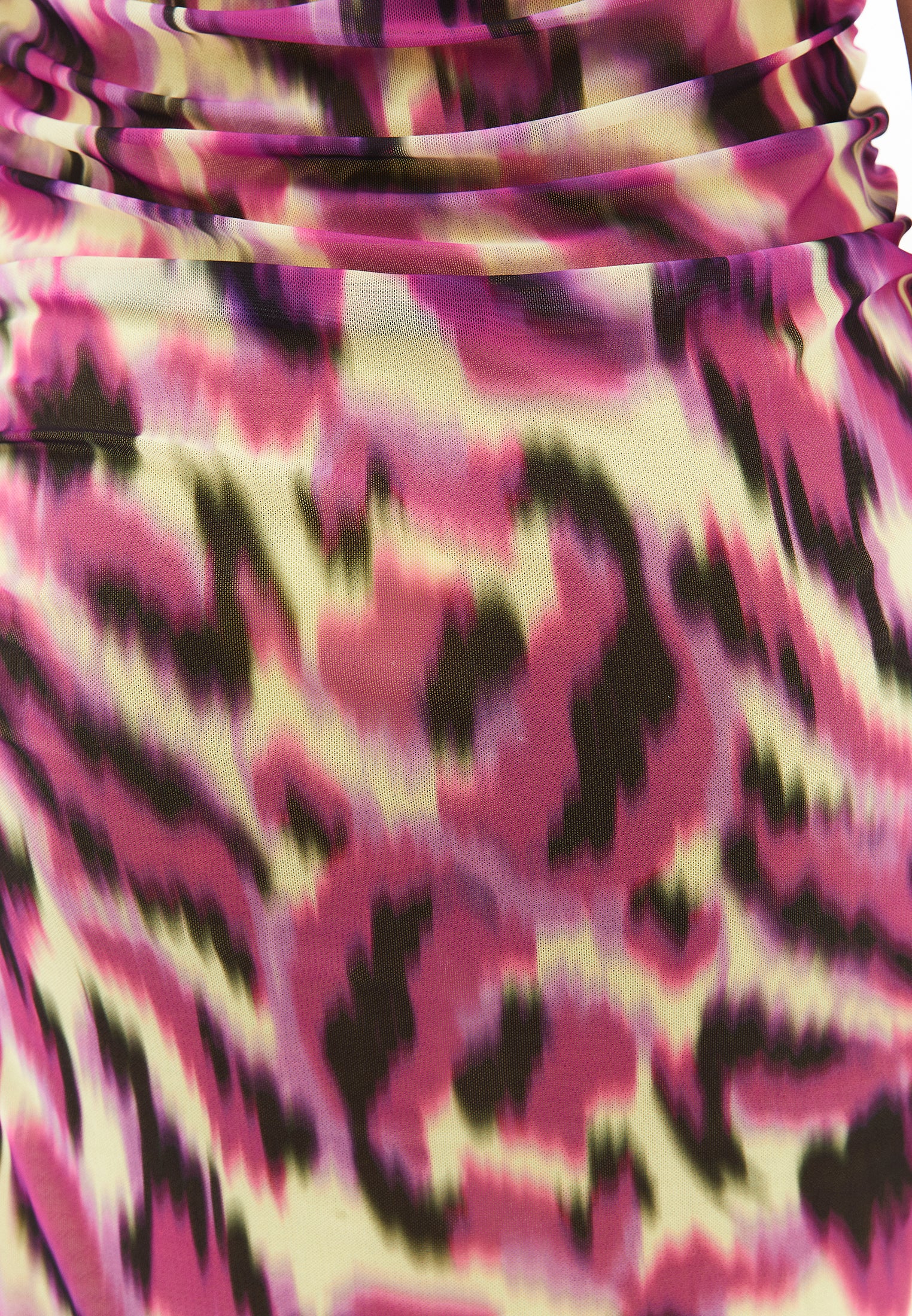 Asymmetric Midi Dress - ANIMAL COMB