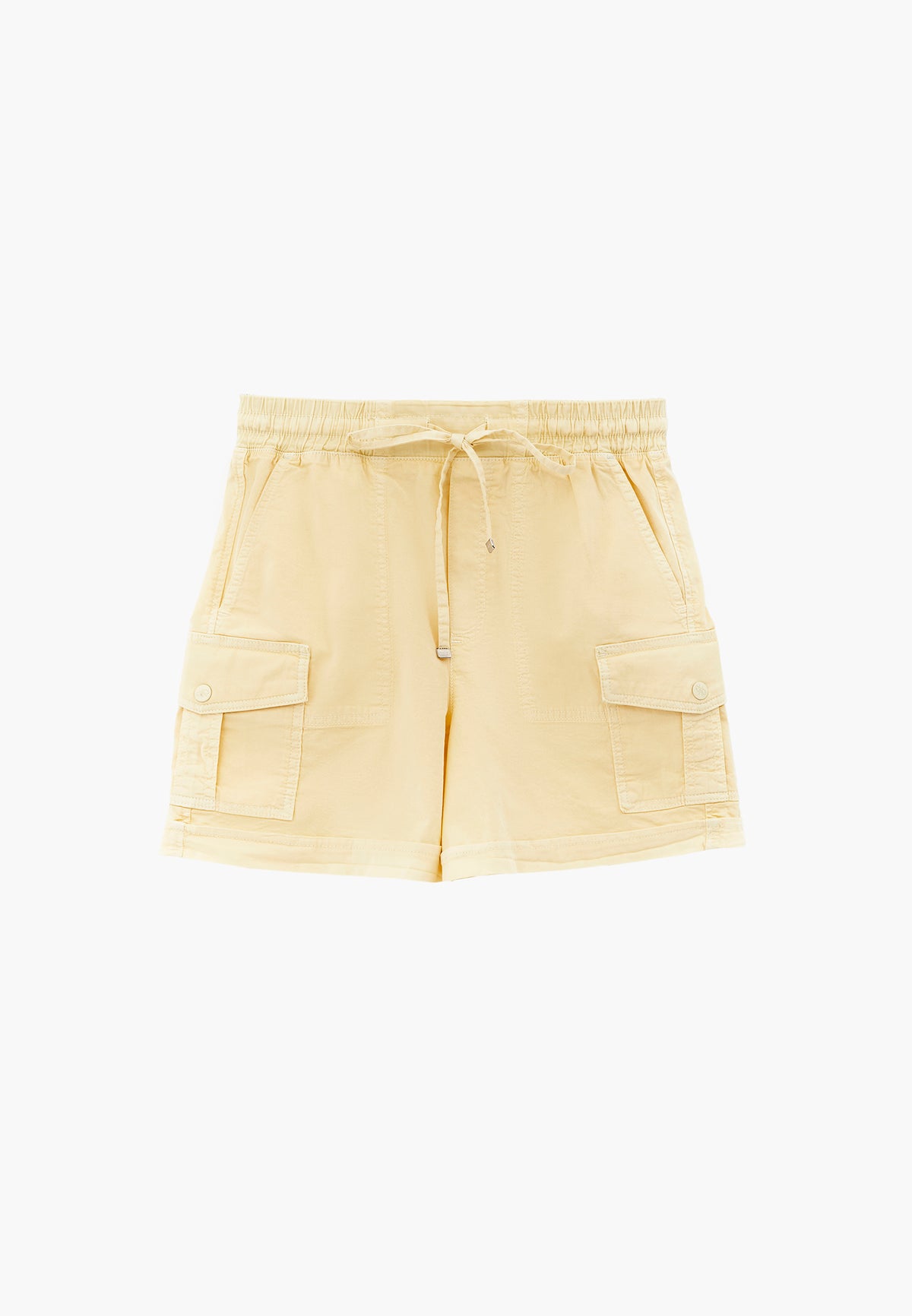 Ultra High Waist Elastic Waistband Tie Shorts - ANTIK FLAN