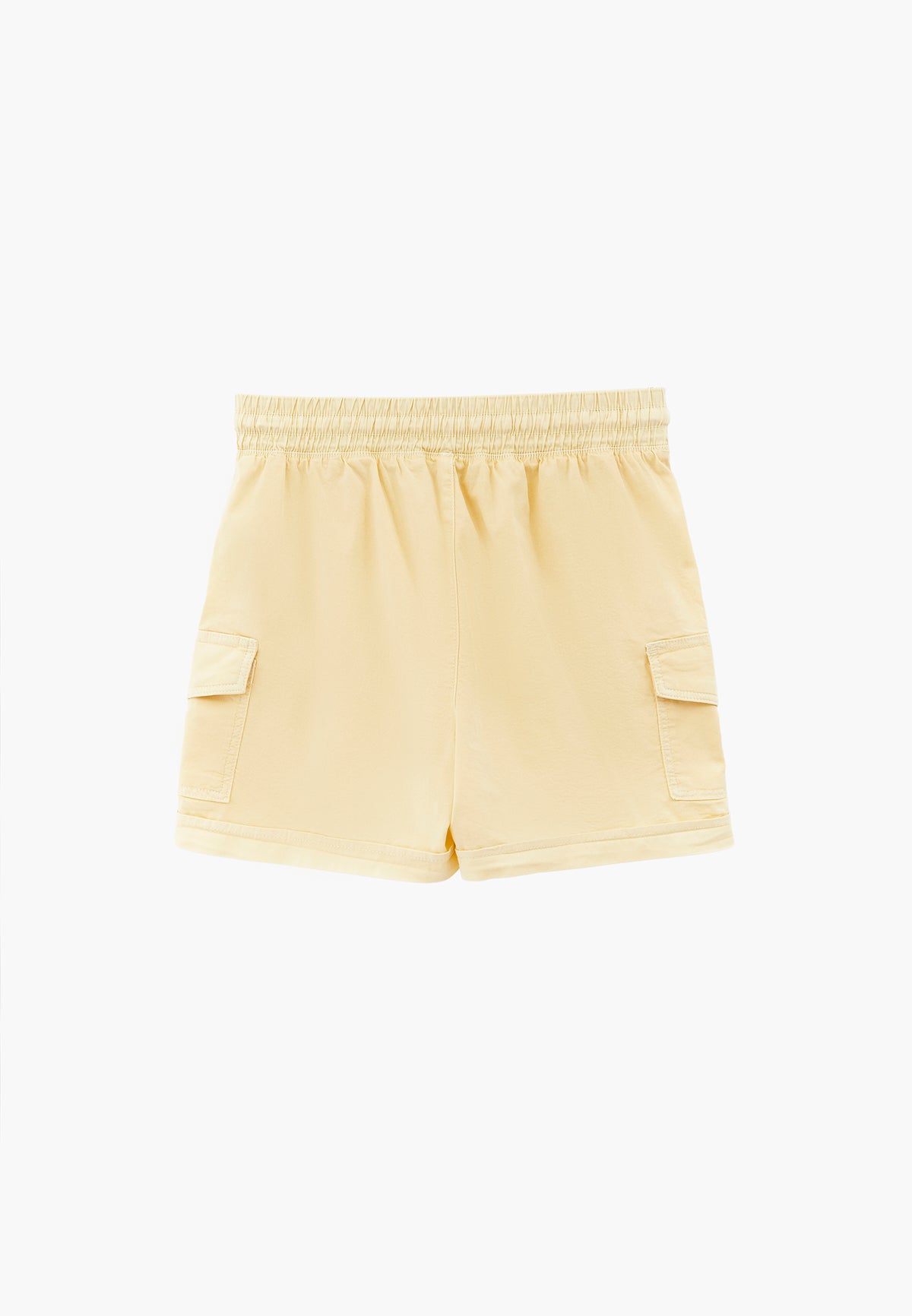Ultra High Waist Elastic Waistband Tie Shorts - ANTIK FLAN
