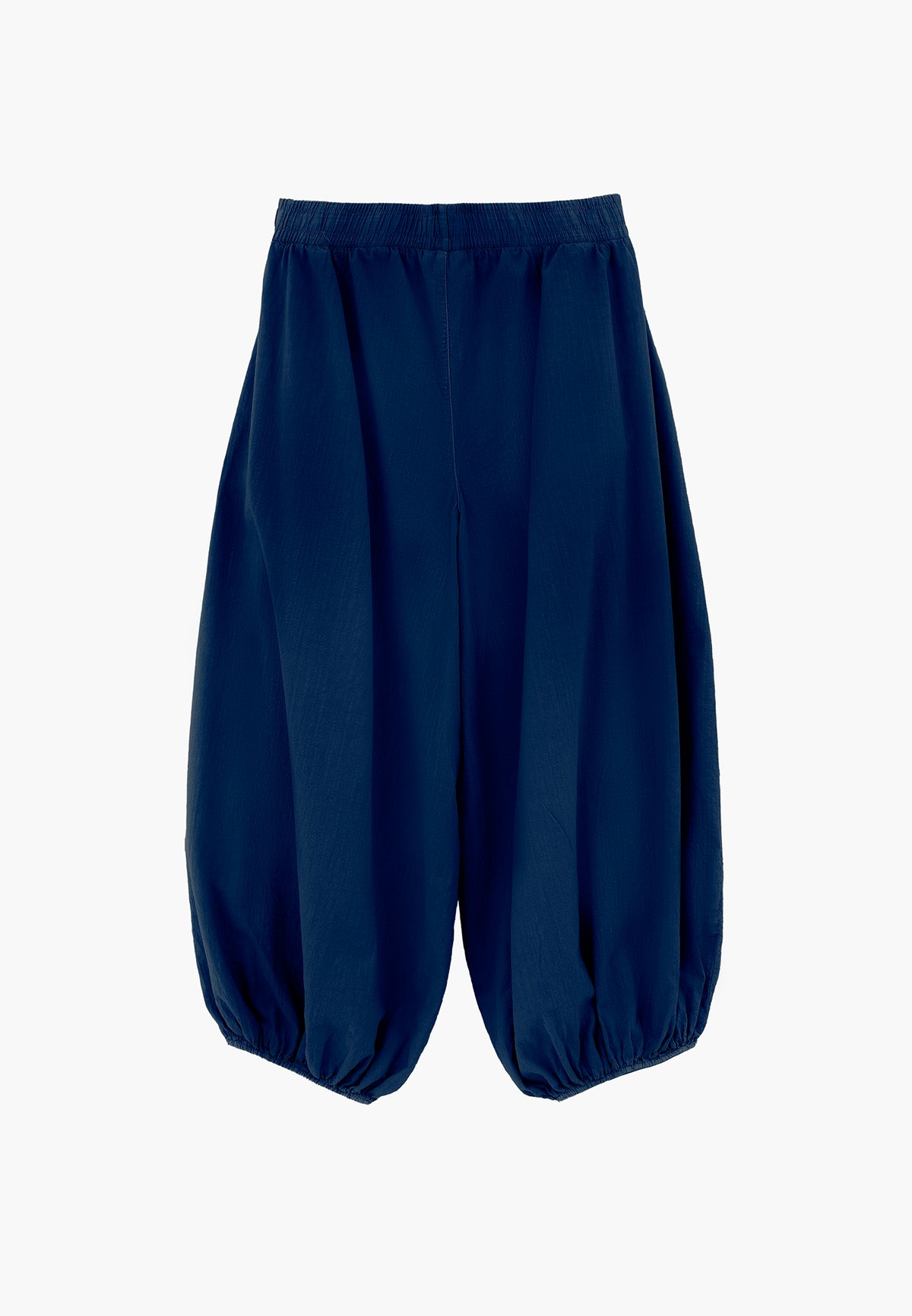 Balloon Fit Regular Waist Pleated Pants - ANTIK NAVY PEONY