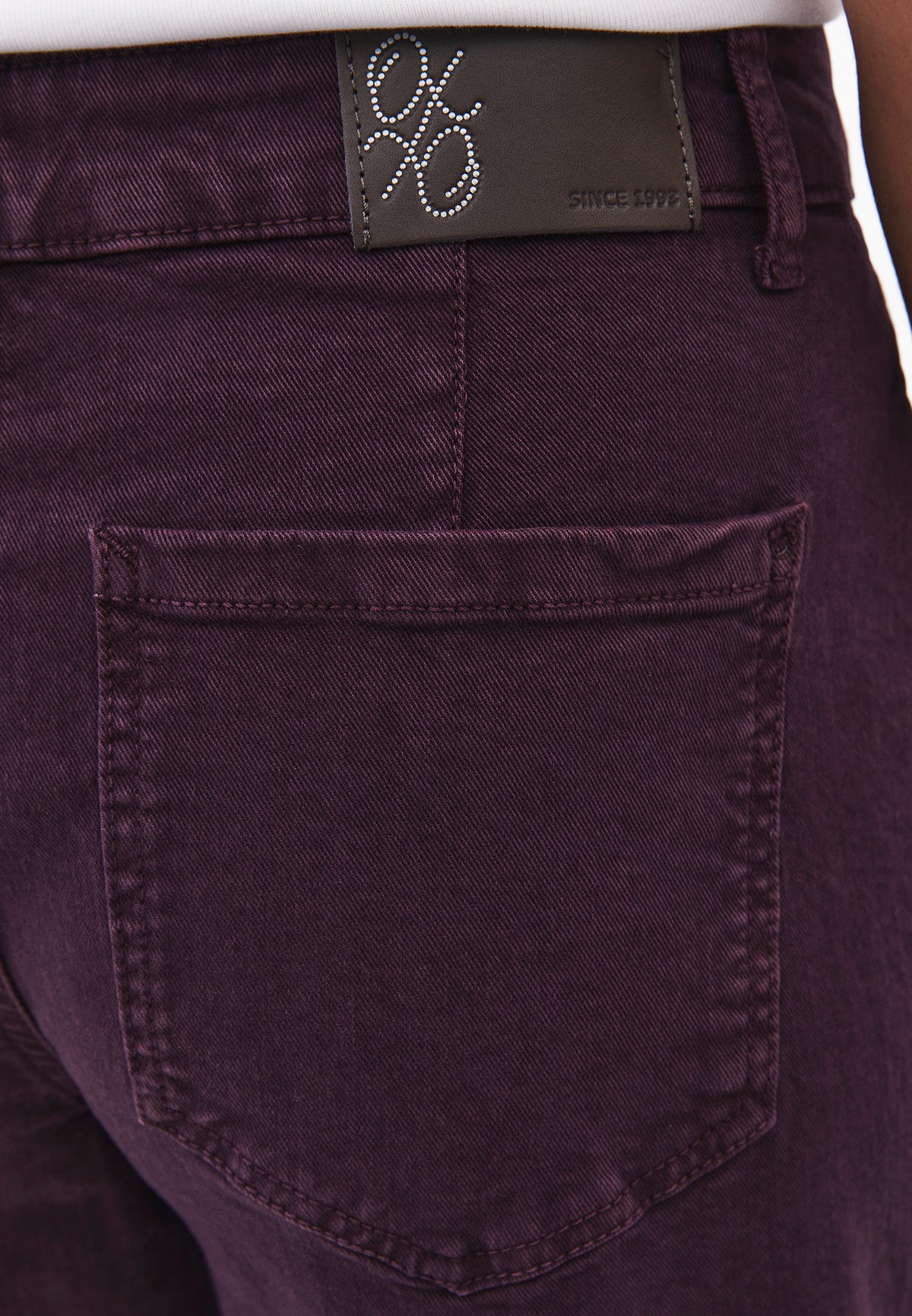 Barrel Standard Regular Waist Woven Pants - ANTIK PLUM PERFECT