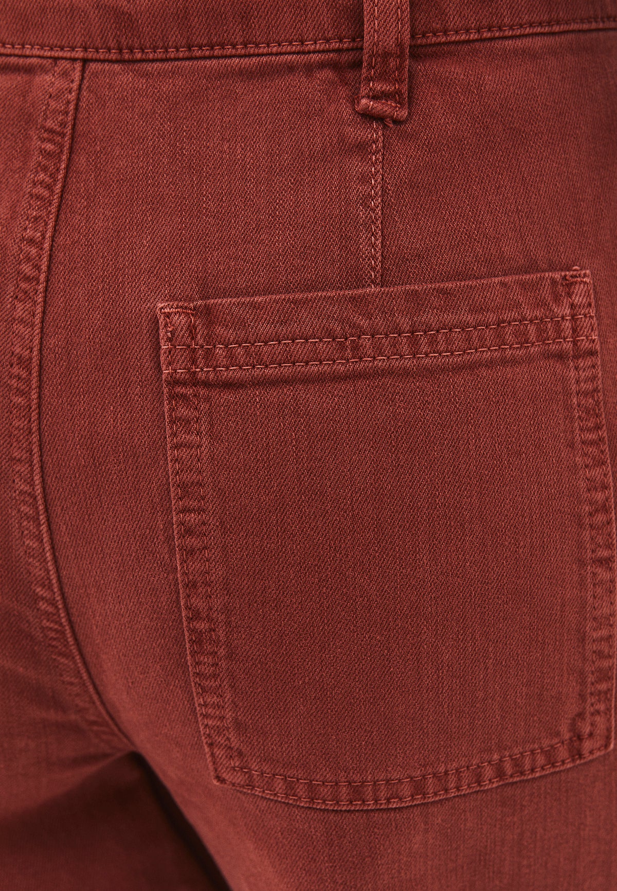 Ultra High Waist Wide Leg Pants - Brown