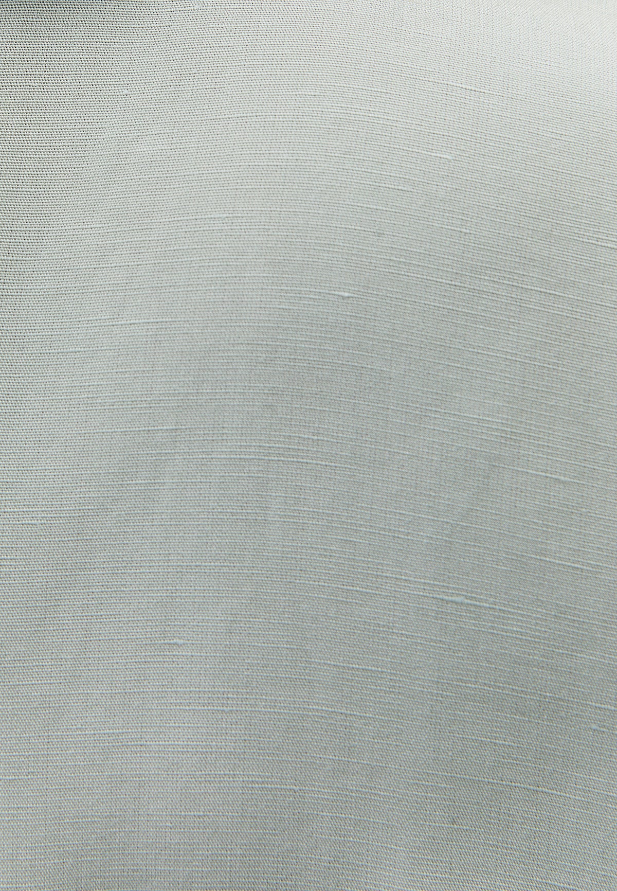Shirt Collar Batwing Sleeve Pleated Long Dress - AQUA GRAY