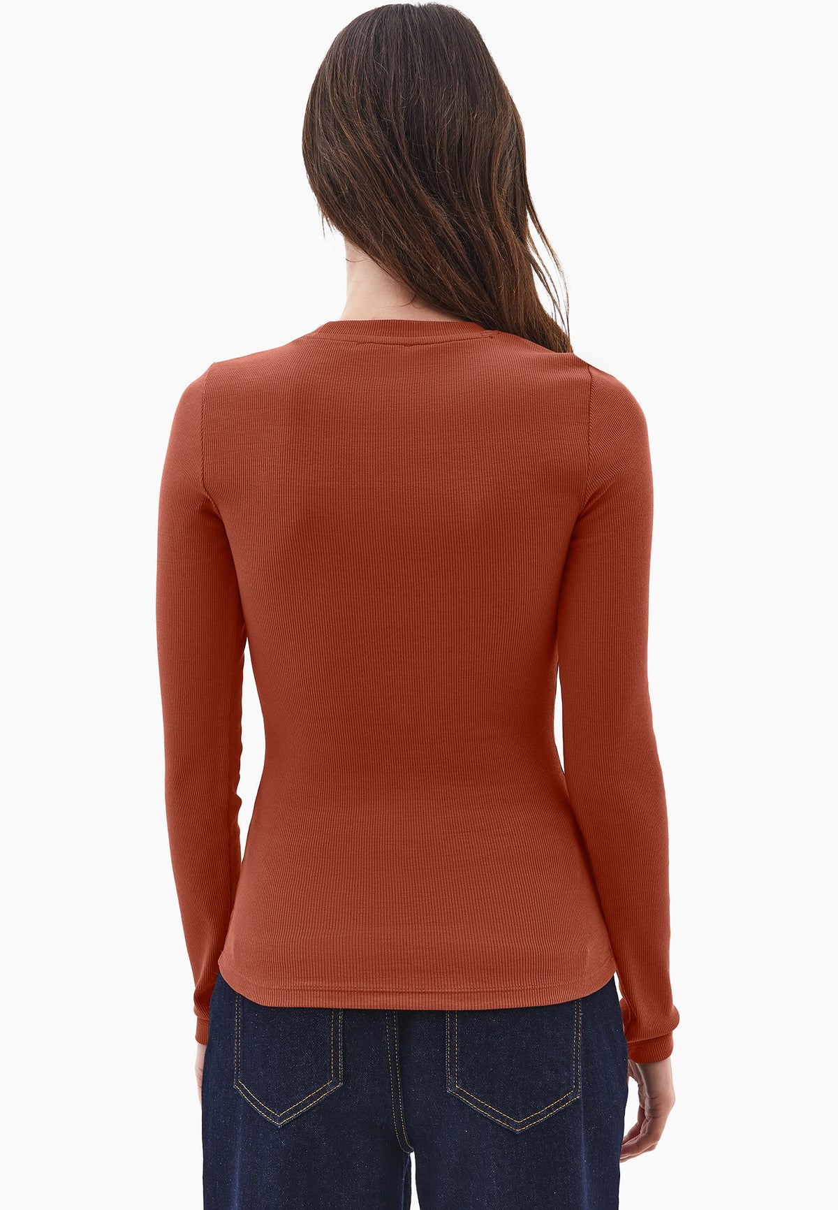 Bodycon Crew Neck T-Shirt - ARABIAN SPICE