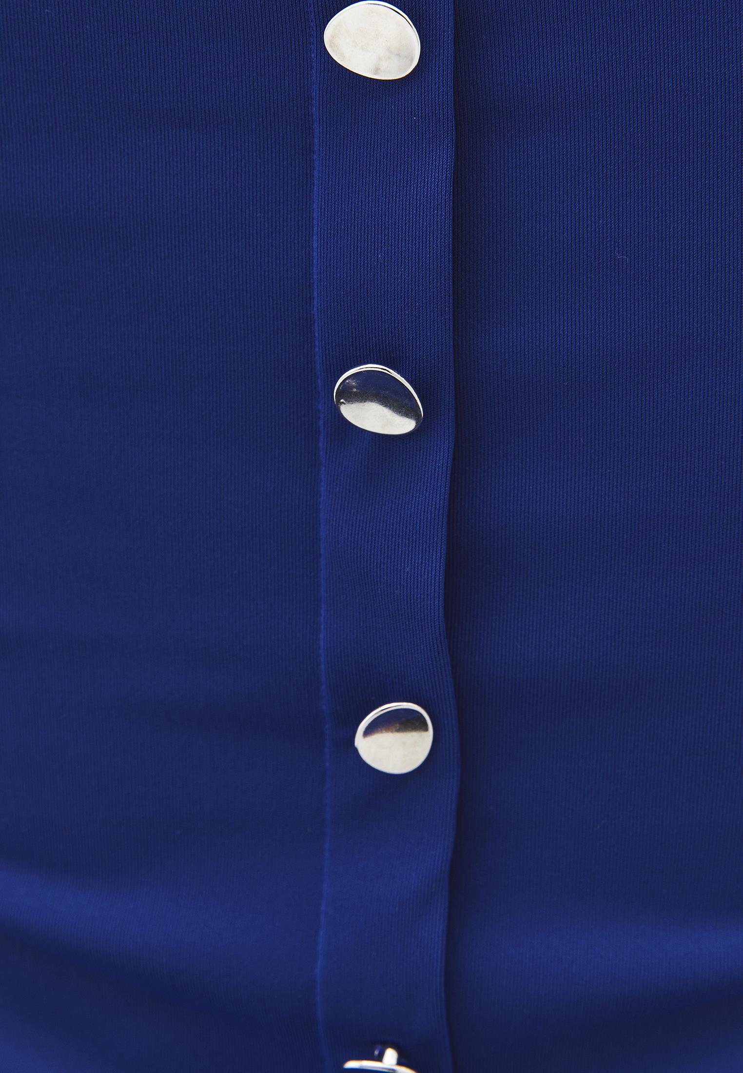 Halter Neck Button Detailed Blouse - BELLWETHER BLUE