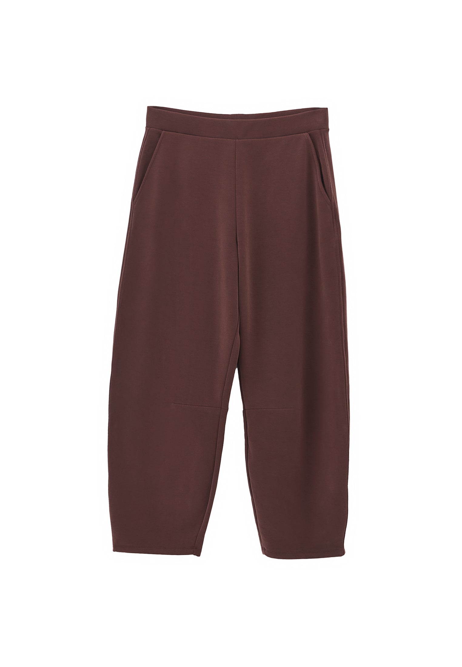 Barrel Leg Pants - BITTER CHOCOLATE