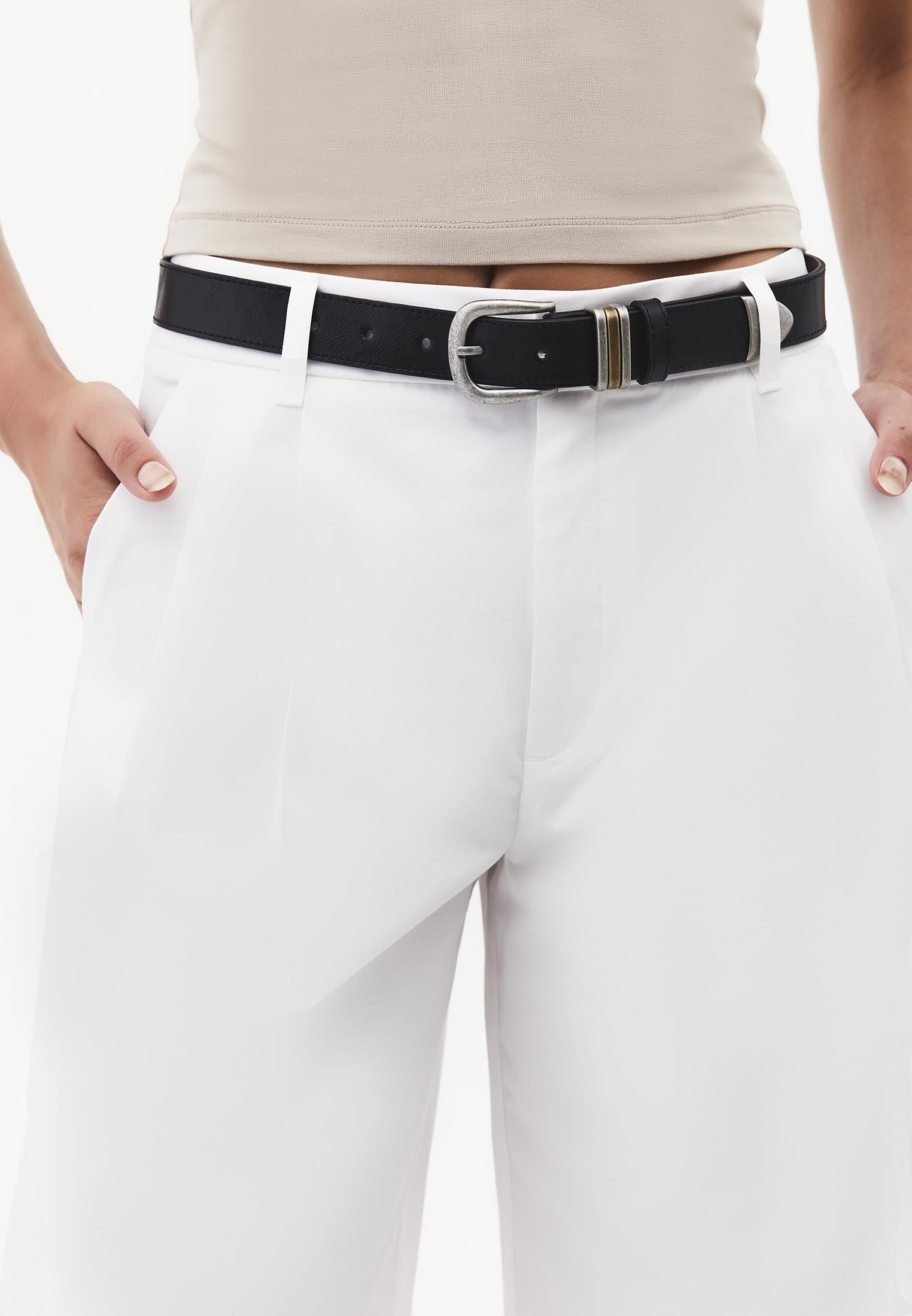 Autumn Collection Women's Accessory Belt - BLACK