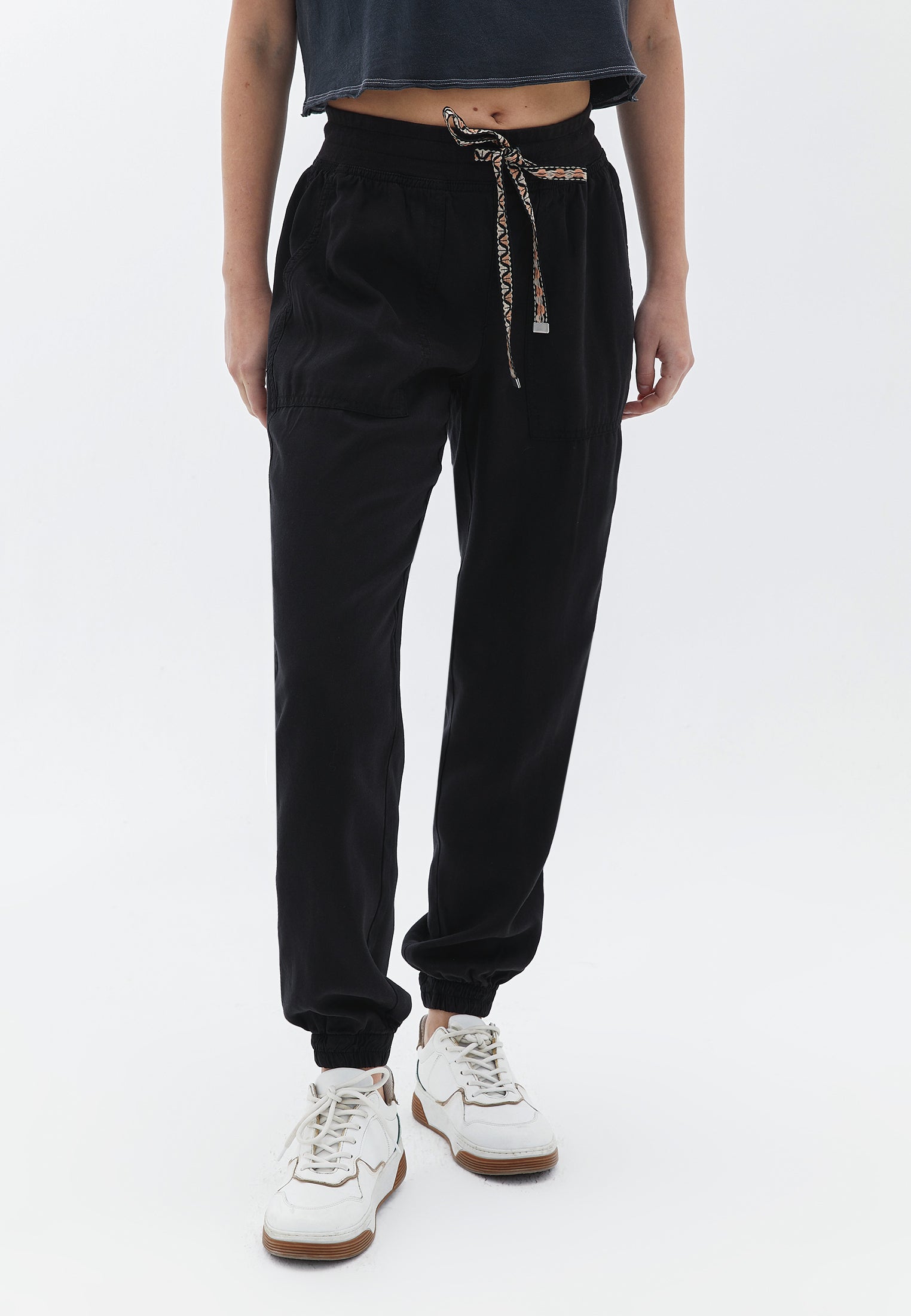 TENCEL JOGGER PANTS - BLACK