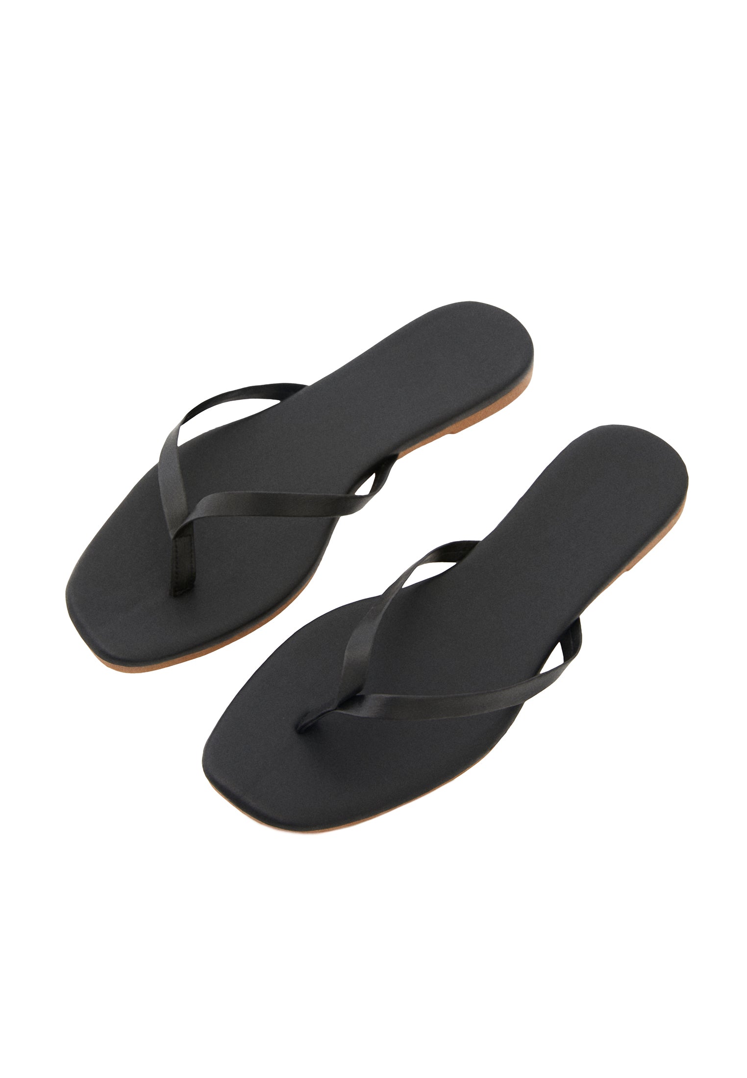 WOMEN'S POLYURETHANE SLIPPERS - BLACK