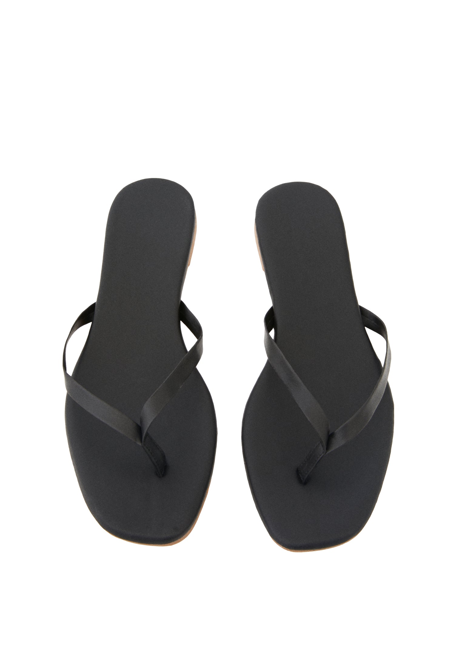 WOMEN'S POLYURETHANE SLIPPERS - BLACK