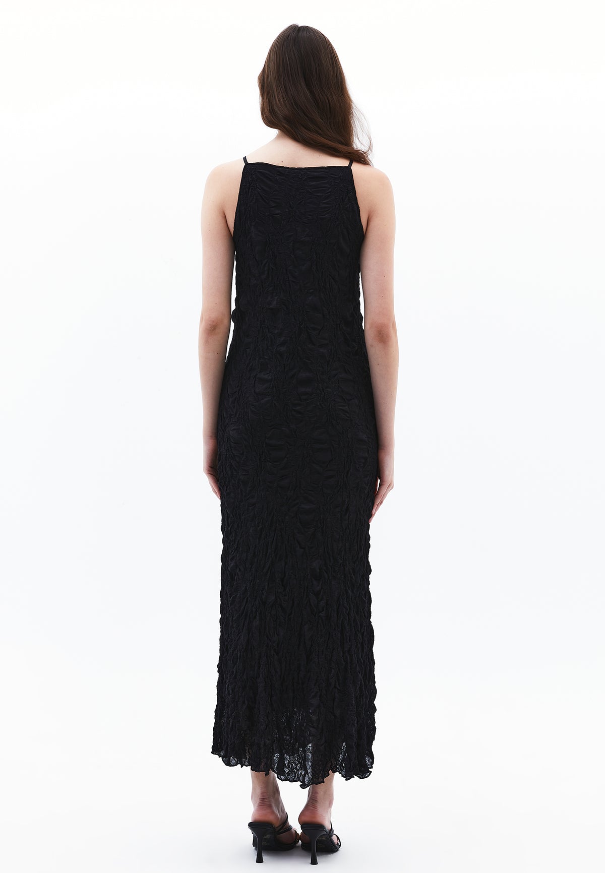 Long Lace Dress - Black