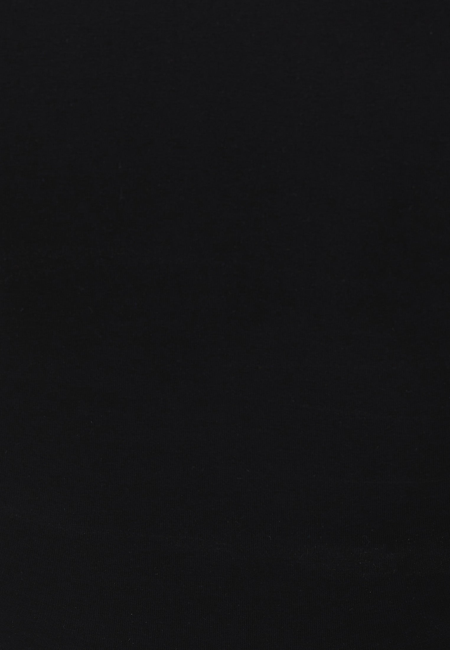 V neck long sleeve t-shirt - BLACK