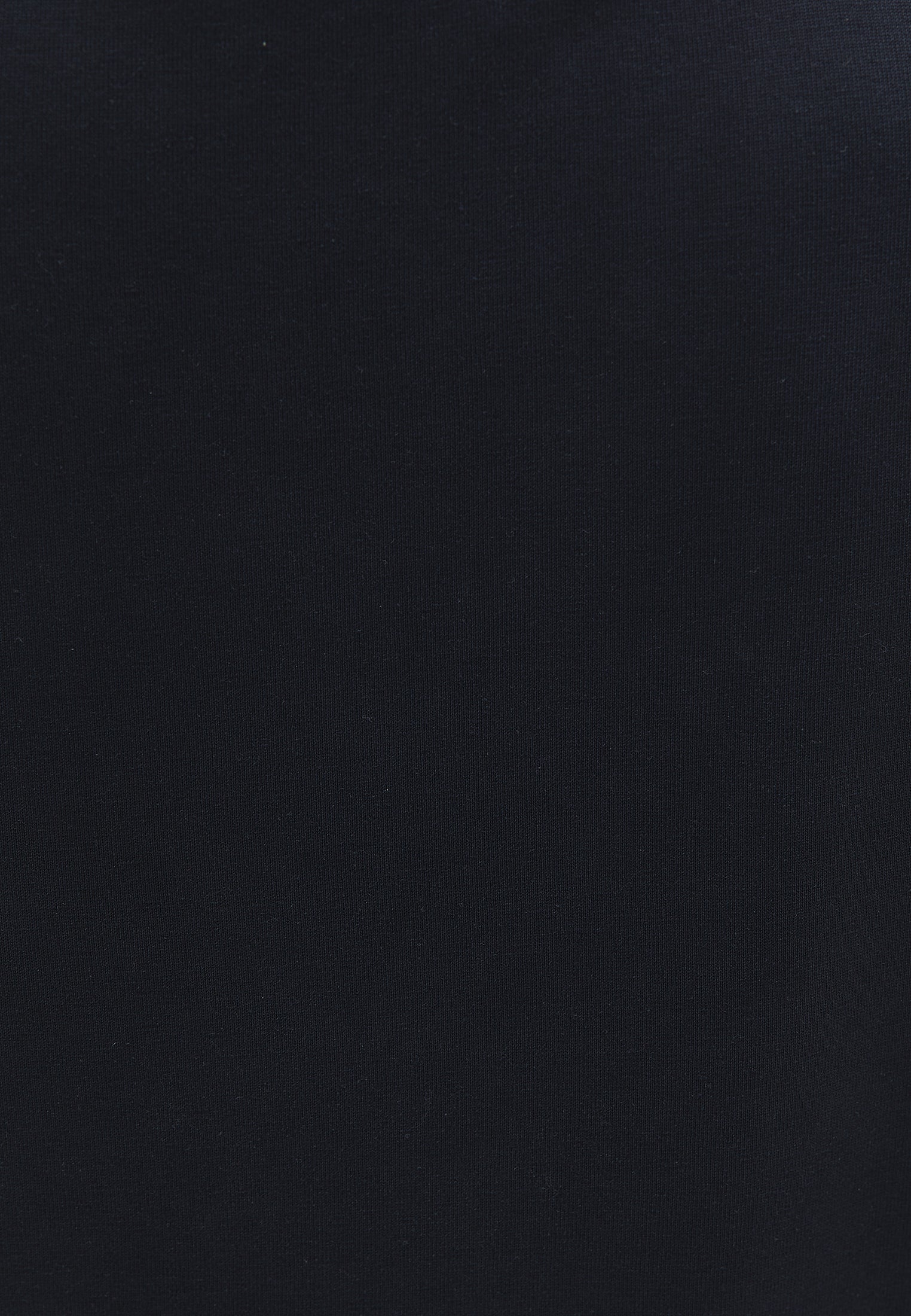 U neck short sleeve t-shirt - BLACK