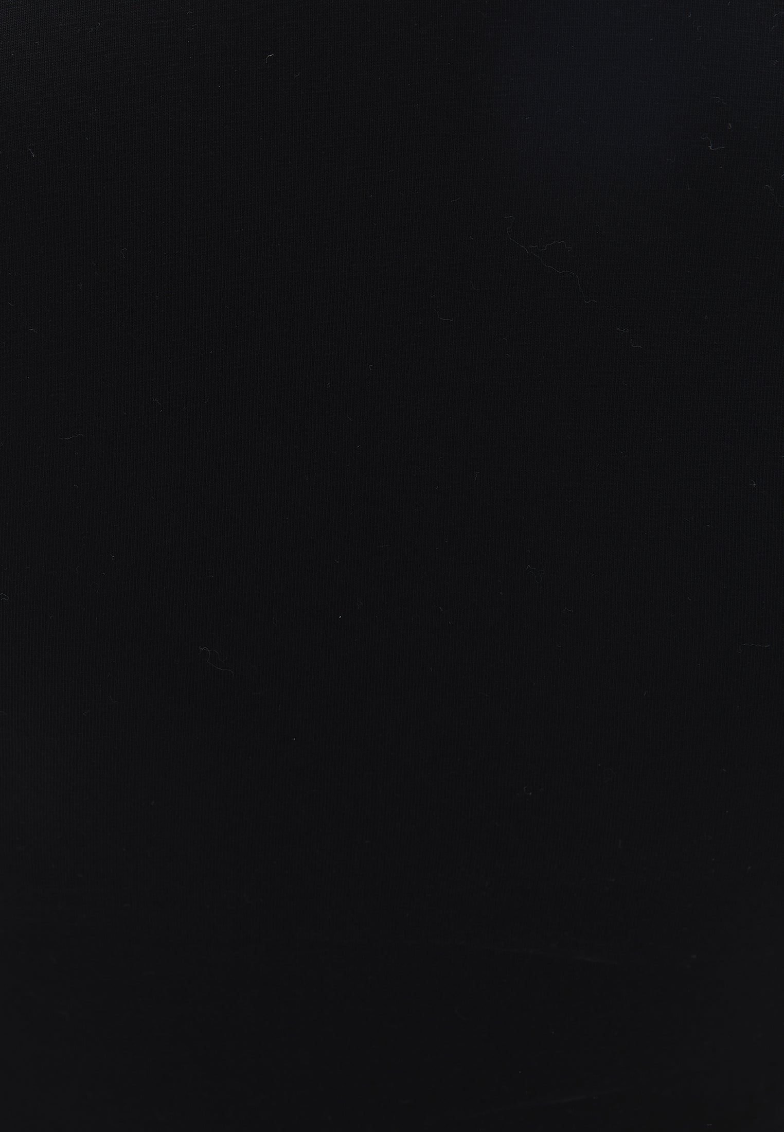 Square neck long sleeve t-shirt - BLACK