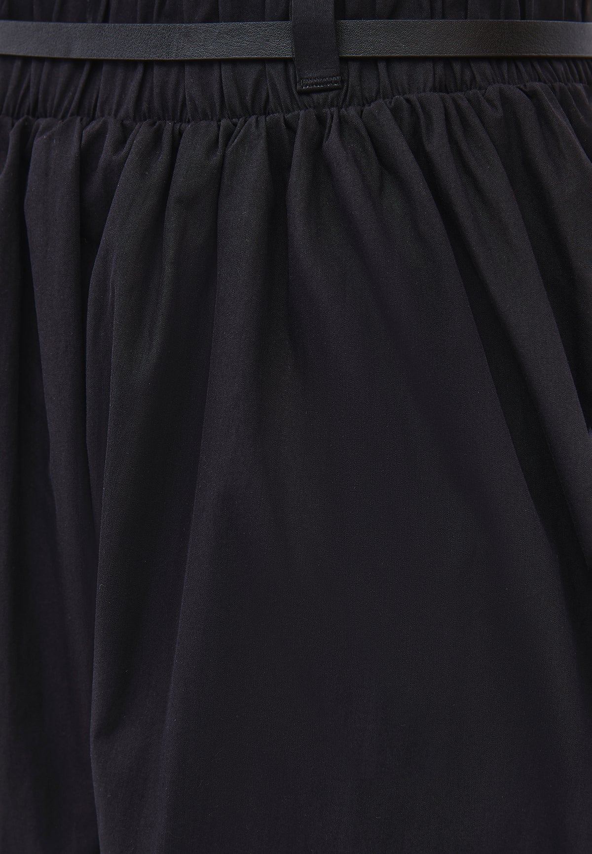 Long Flared Skirt - BLACK