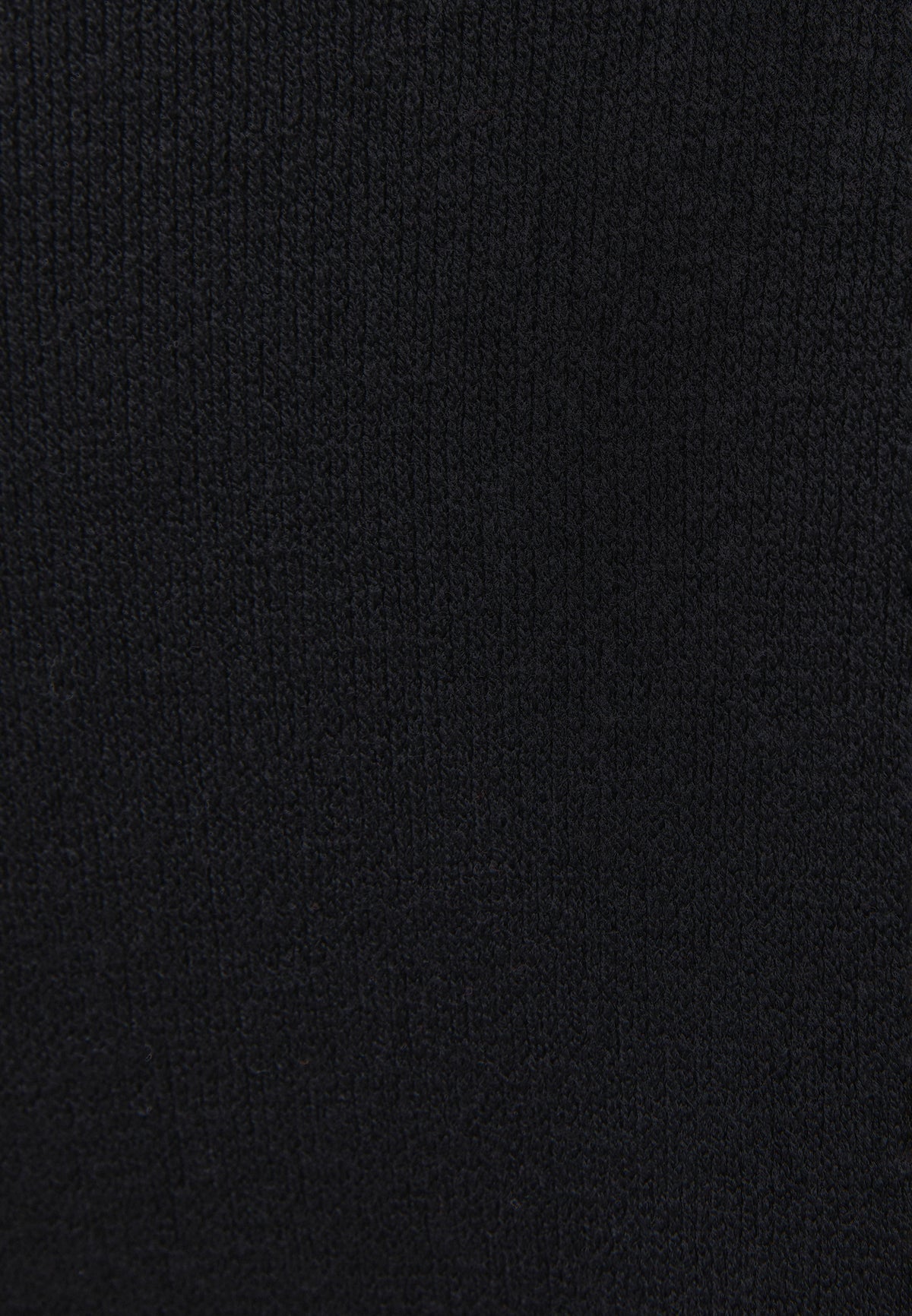 V-Neck Long Sleeve Cardigan - BLACK