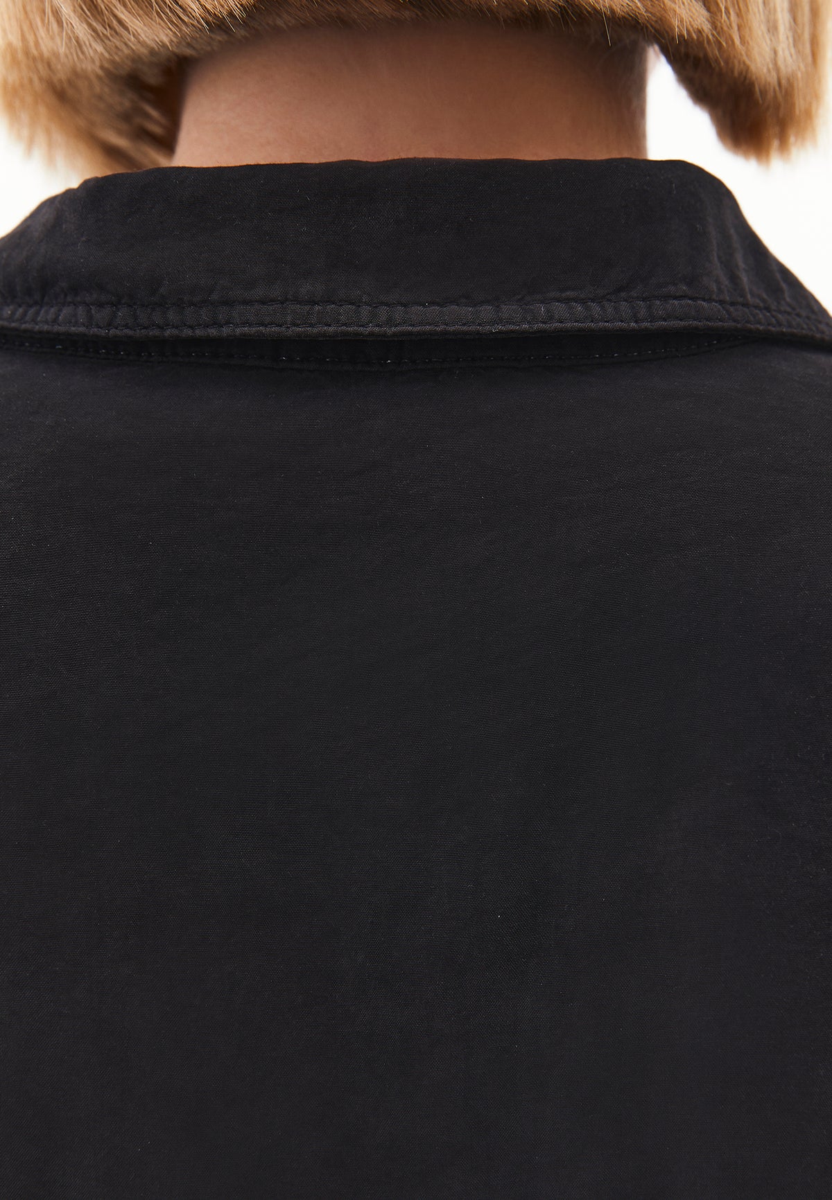 Oversize Pocketed Shirt - Black