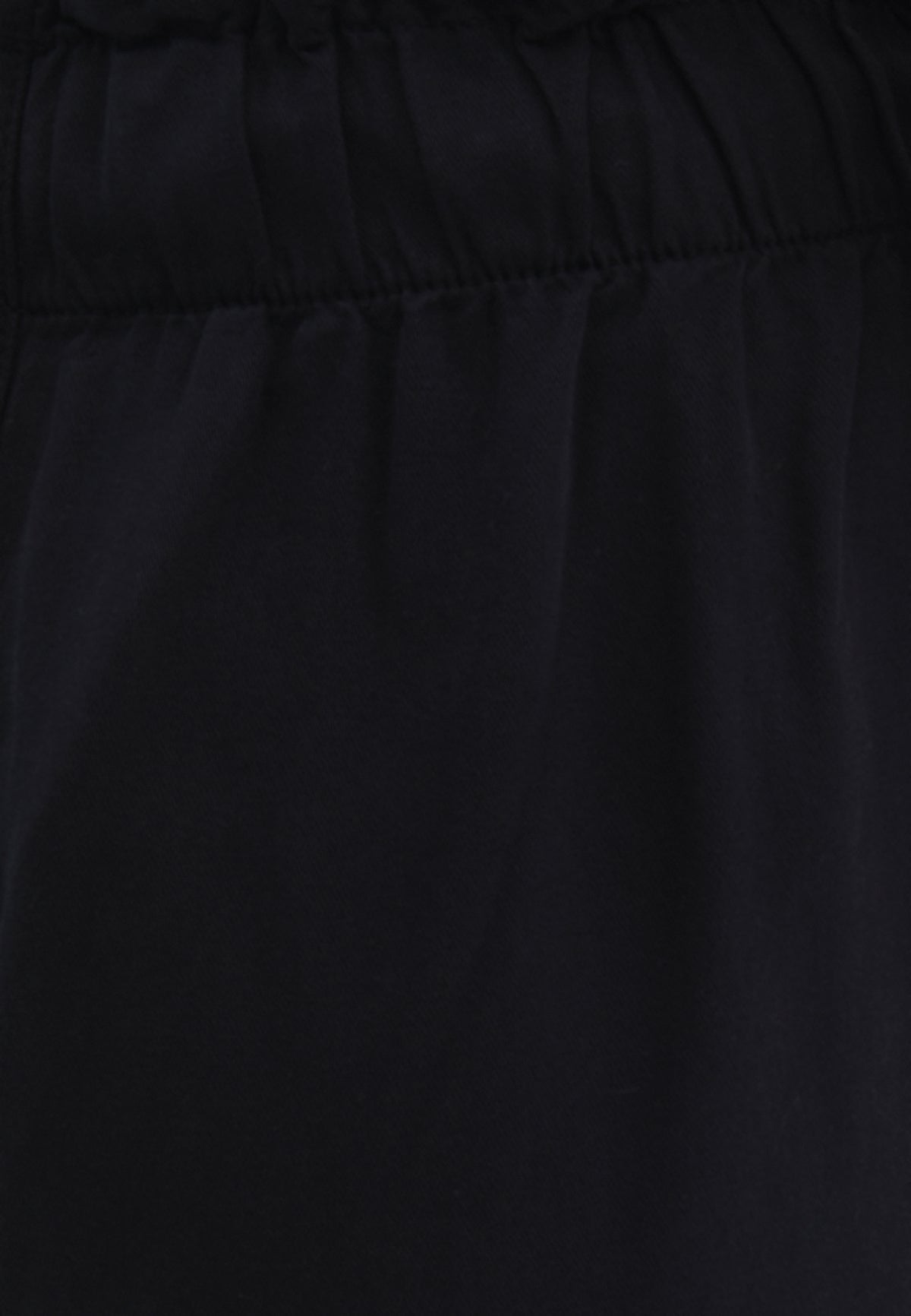 Pleated Tencel Baggy Pants - Black