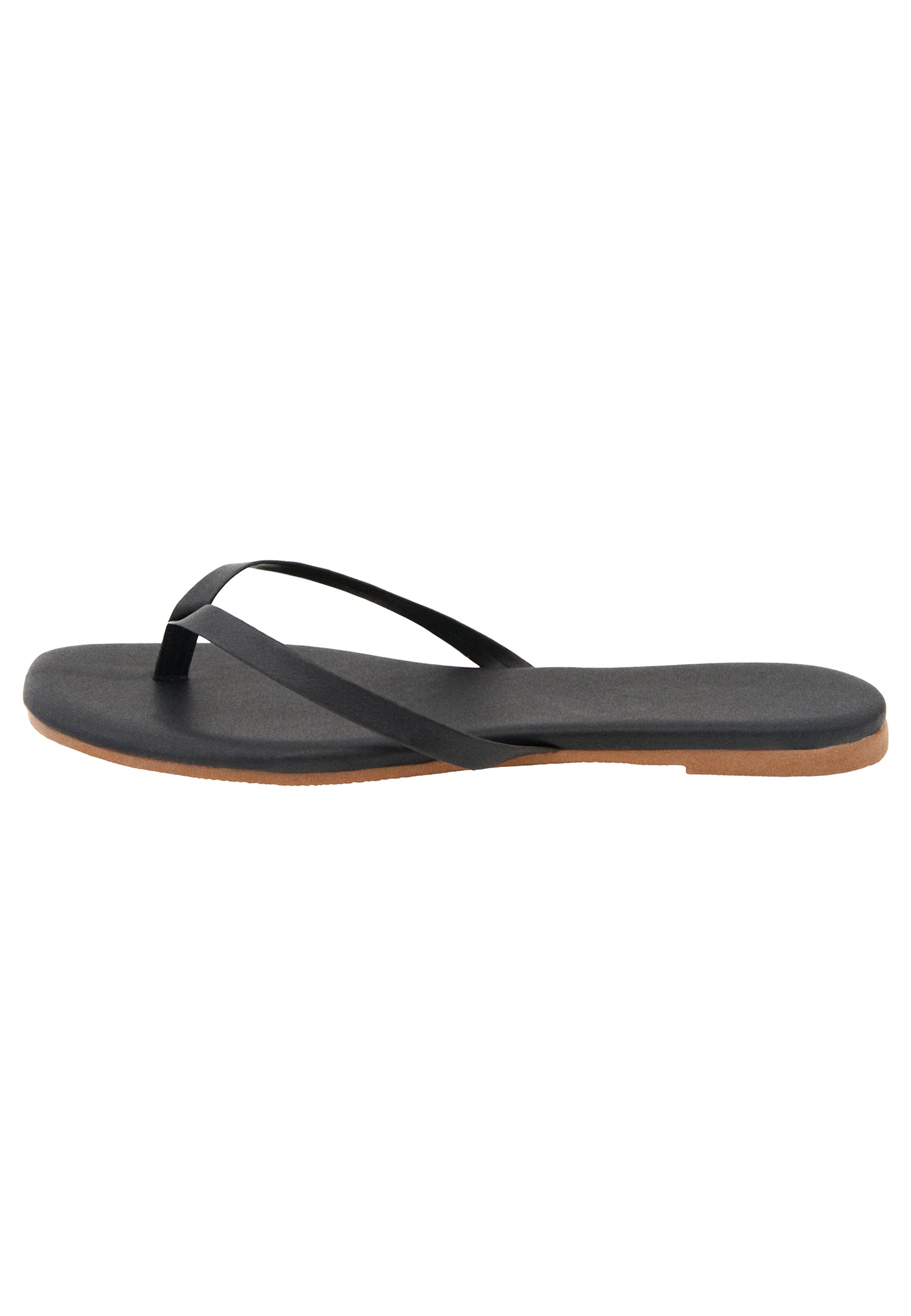 WOMEN'S POLYURETHANE SLIPPERS - BLACK