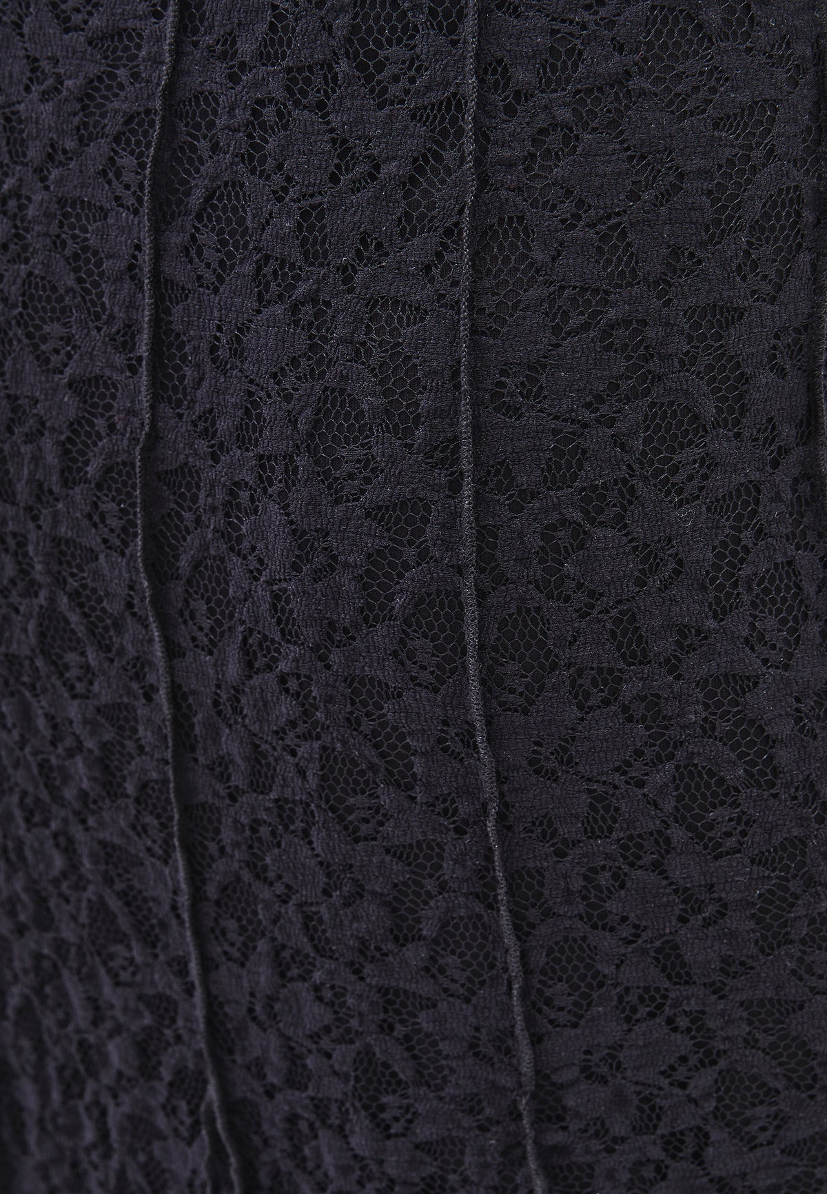 High Waist Flared Long Skirt - BLACK