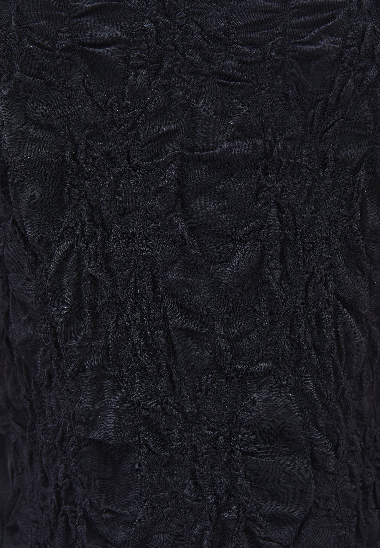 LACED LONG DRESS - BLACK