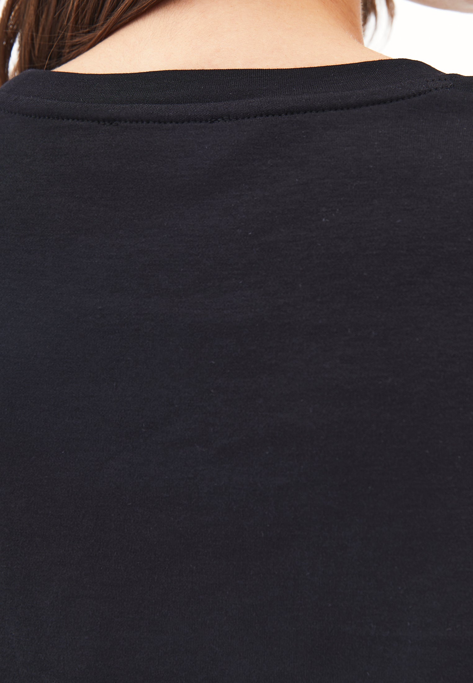 Oversized cotton t-shirt - BLACK