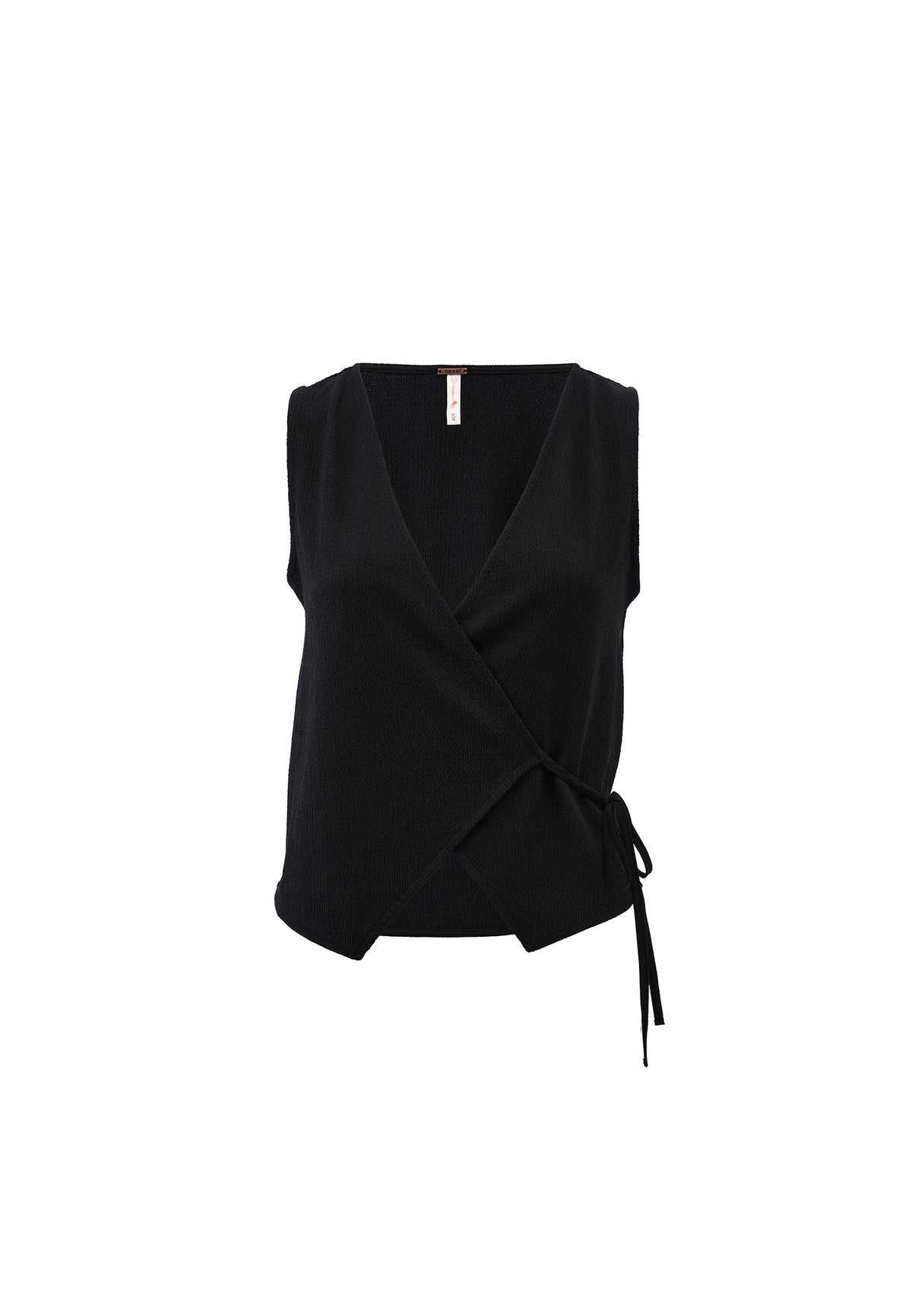 Double Breasted Vest - Black