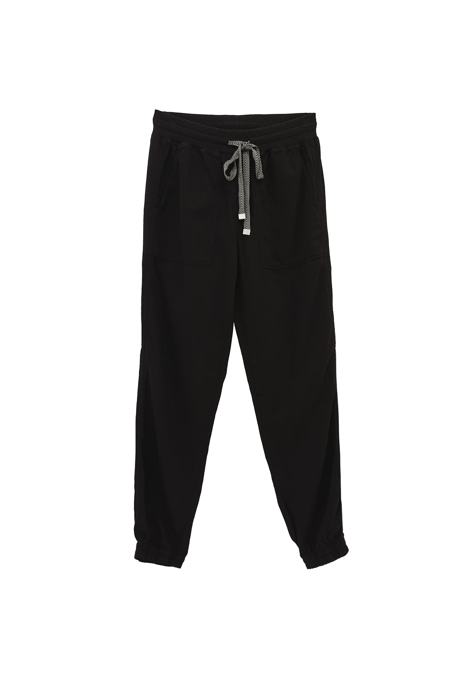 Detailed jogger pants - BLACK