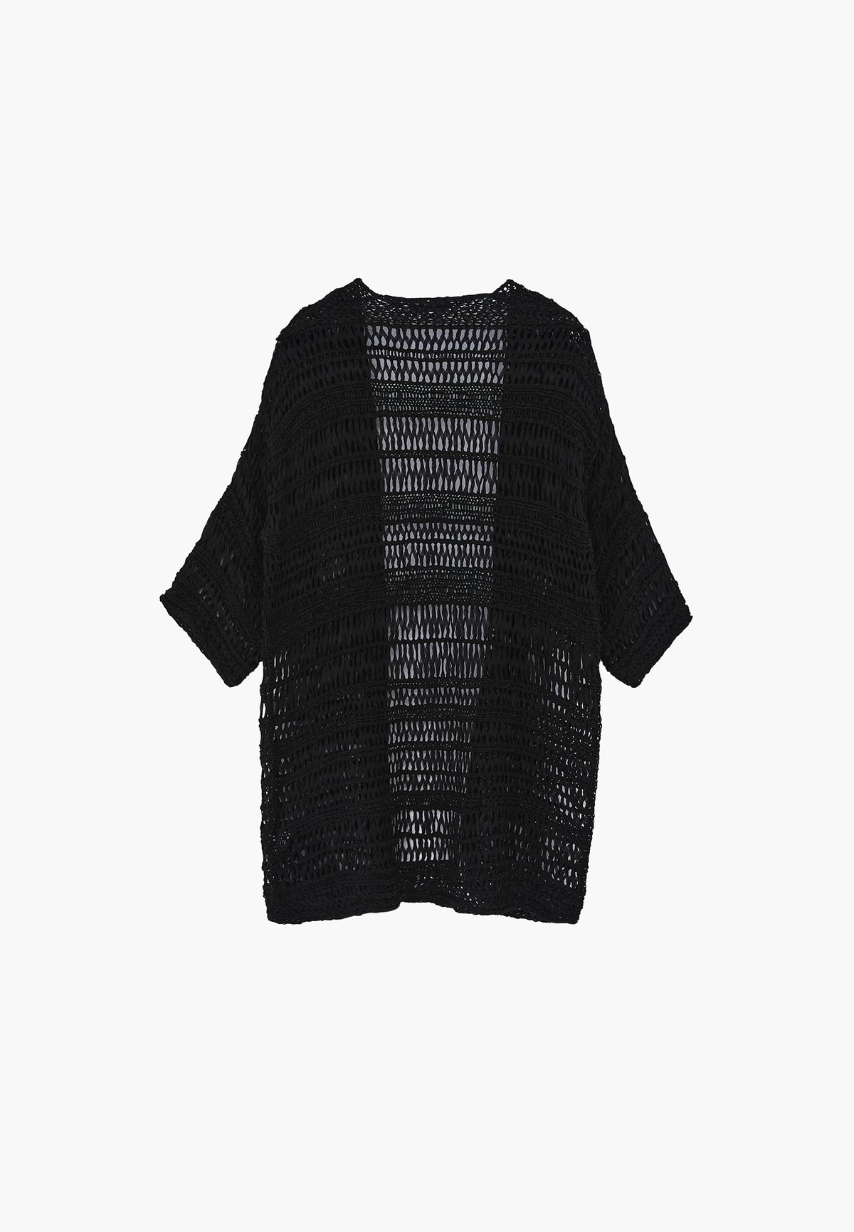 Comfortable Long Cardigan - Black