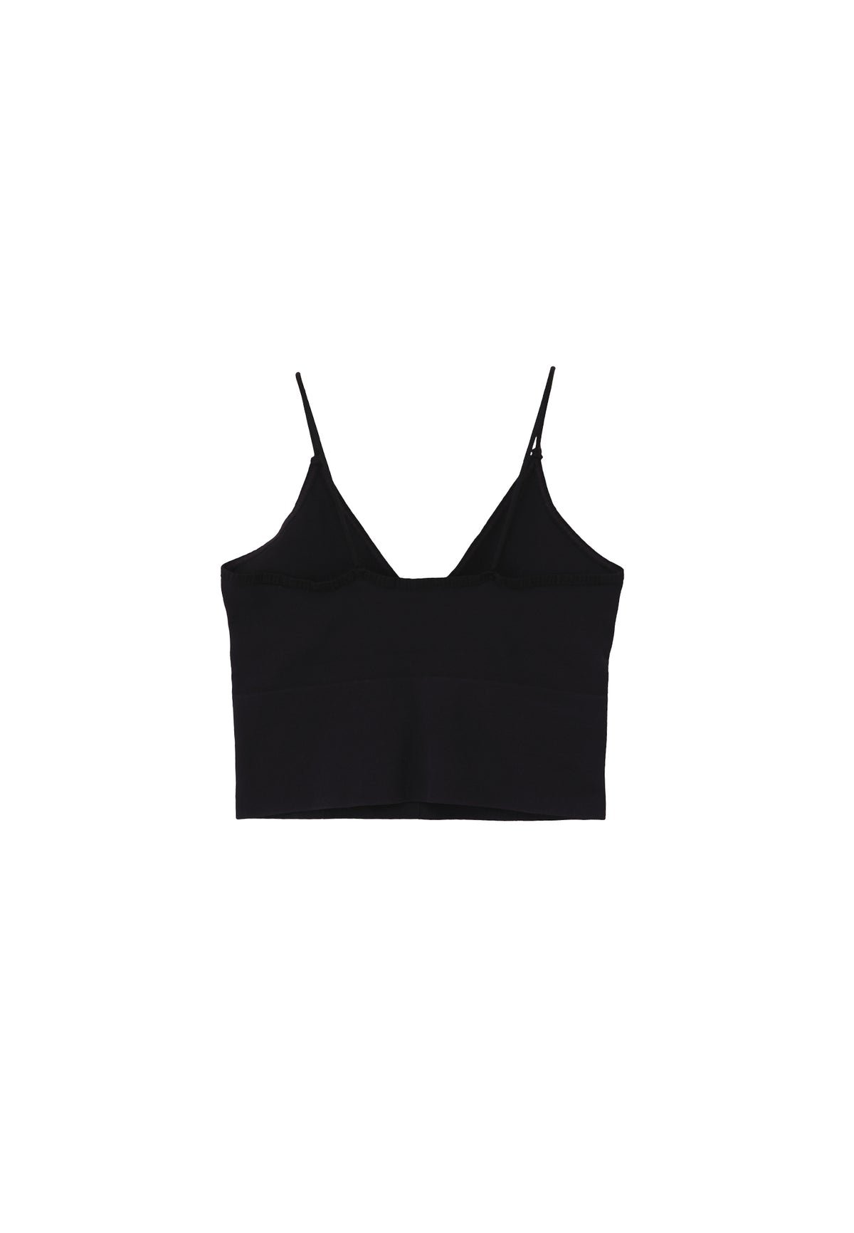V Neck Tank Top - BLACK
