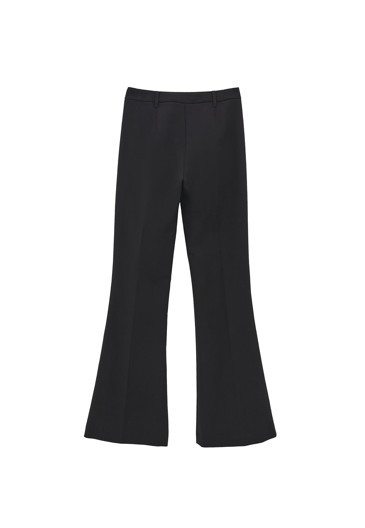 Spanish Leg High Waist Pants - Black