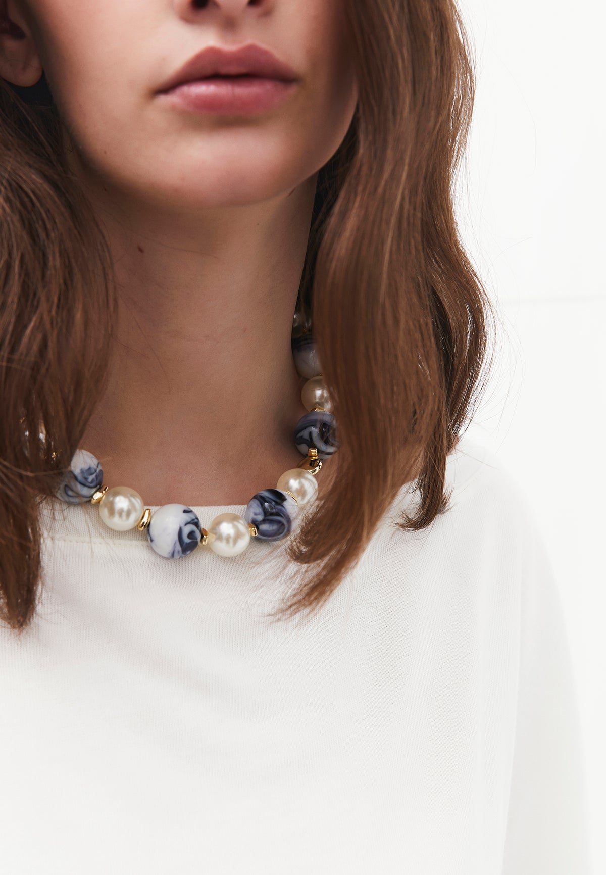 Modern Necklace - Blue