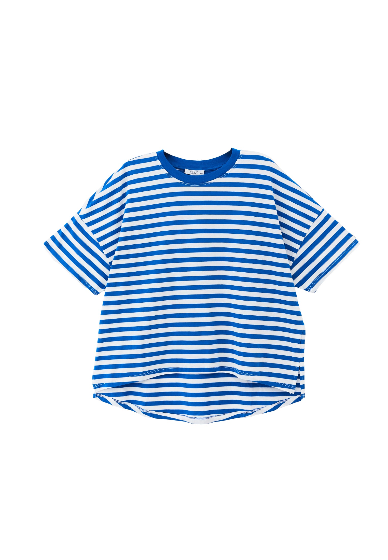 Oversize tunic t-shirt - BLUE STRIPE