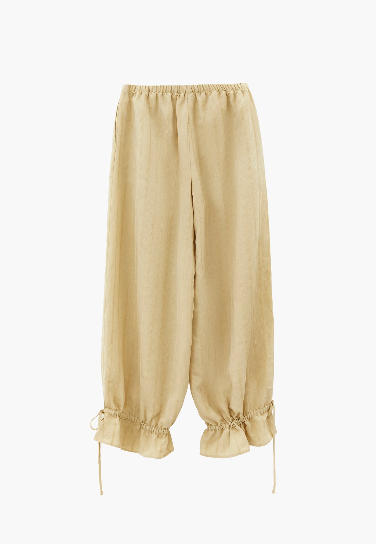 Tie-Waist High Rise Jogger Pants - BOG