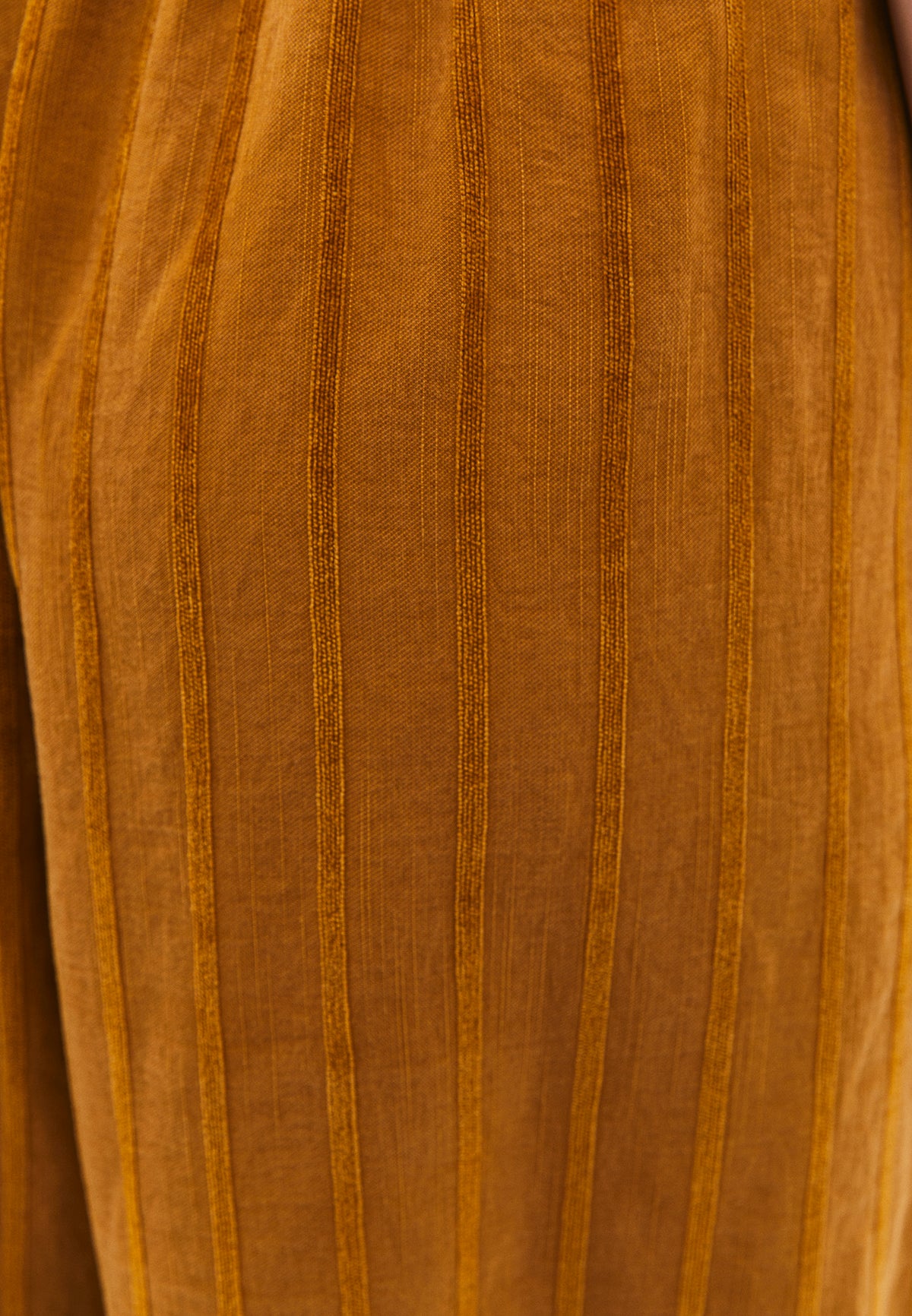 Tie-Waist High Rise Jogger Pants - BRONZE BROWN