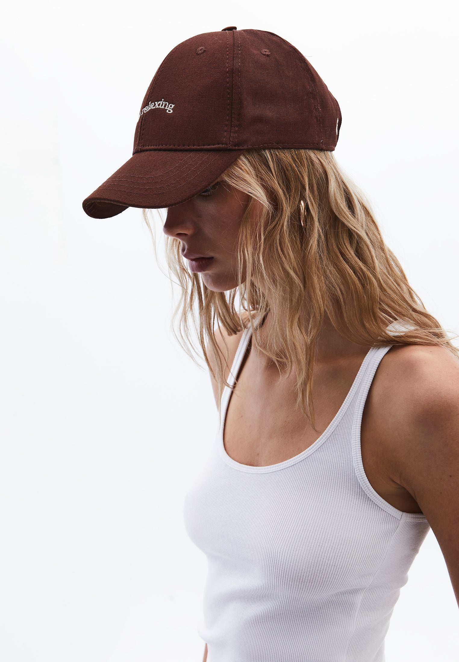 قبعة قطنية - سمراء