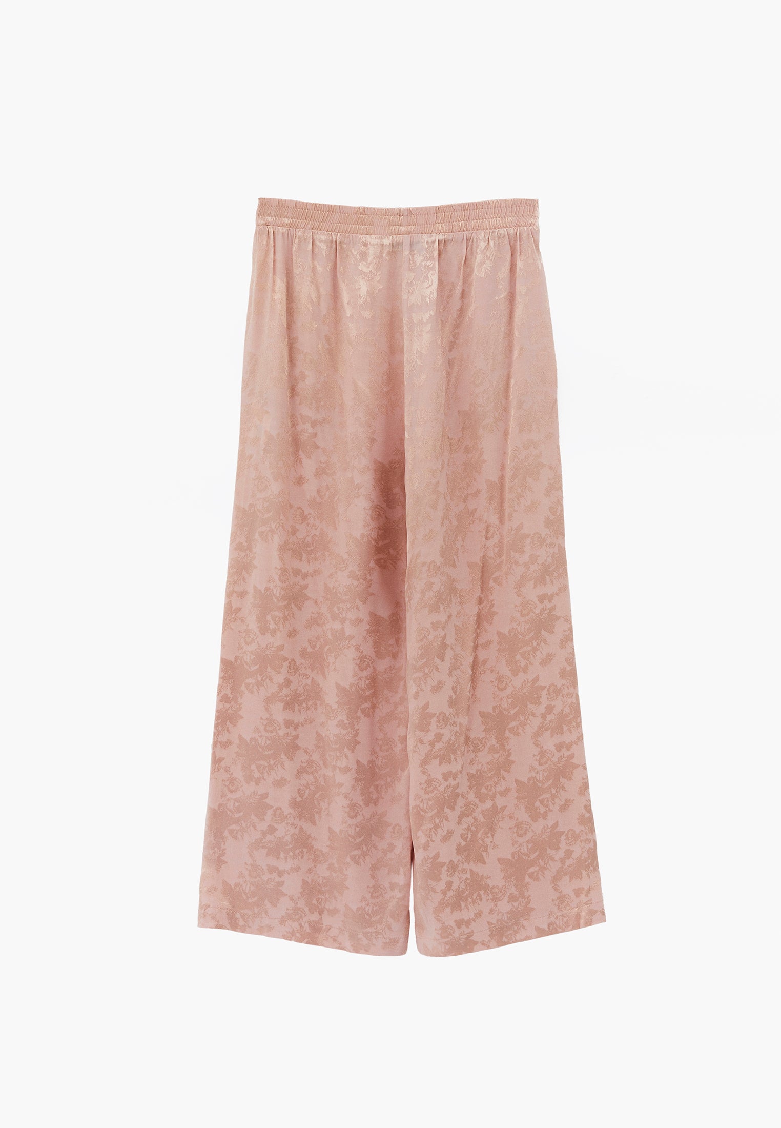 Ultra High Waist Wide Leg Elastic Waist Pants - CAMEO ROSE