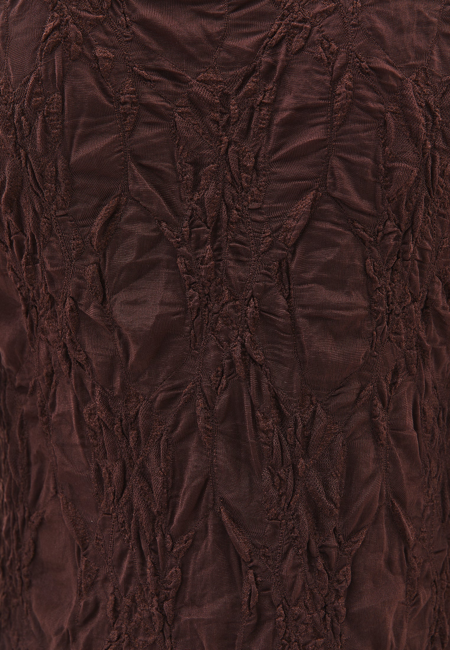 LACED LONG DRESS - CHICORY COFFEE