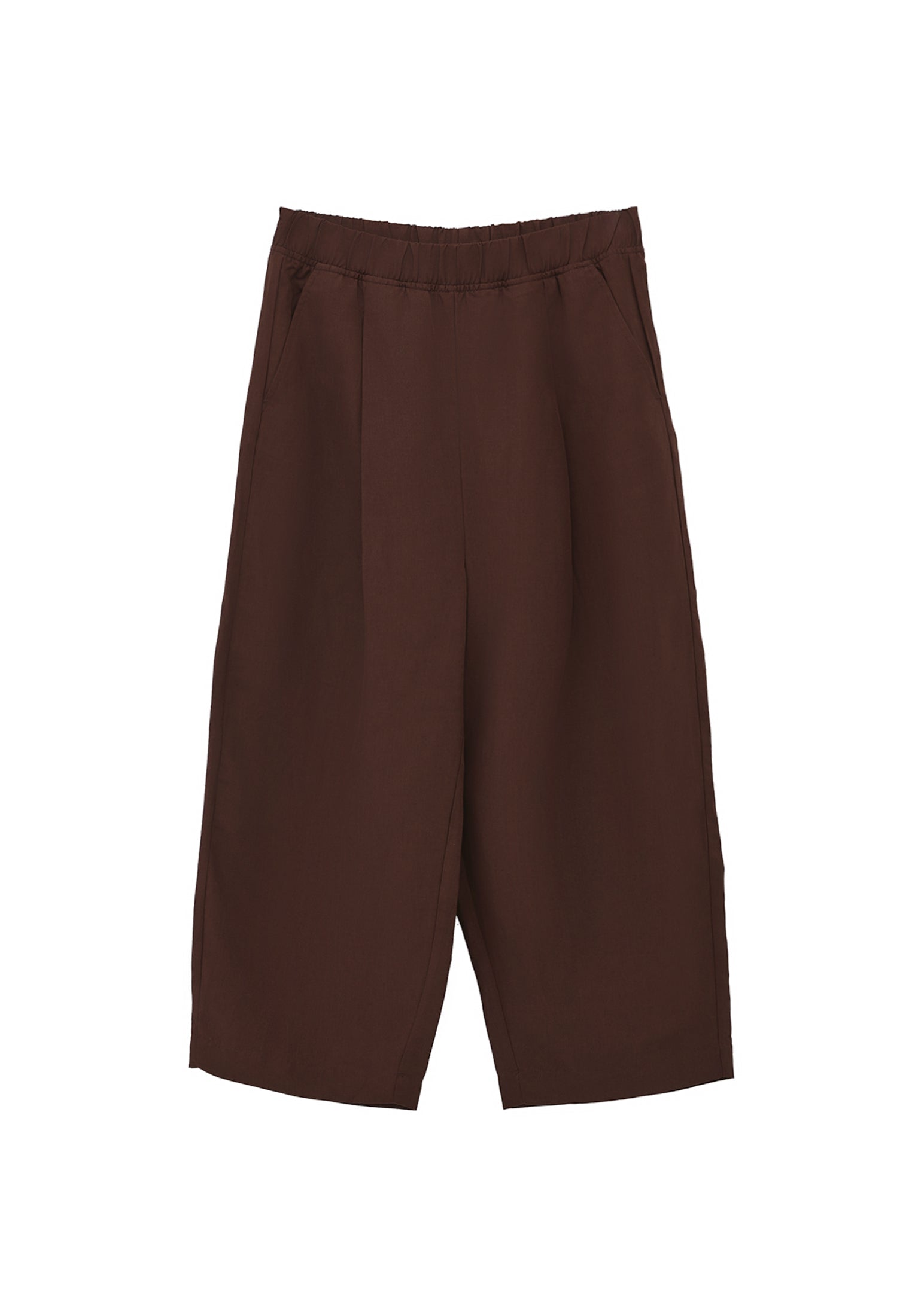Balloon form pants - CHICORY COFFEE