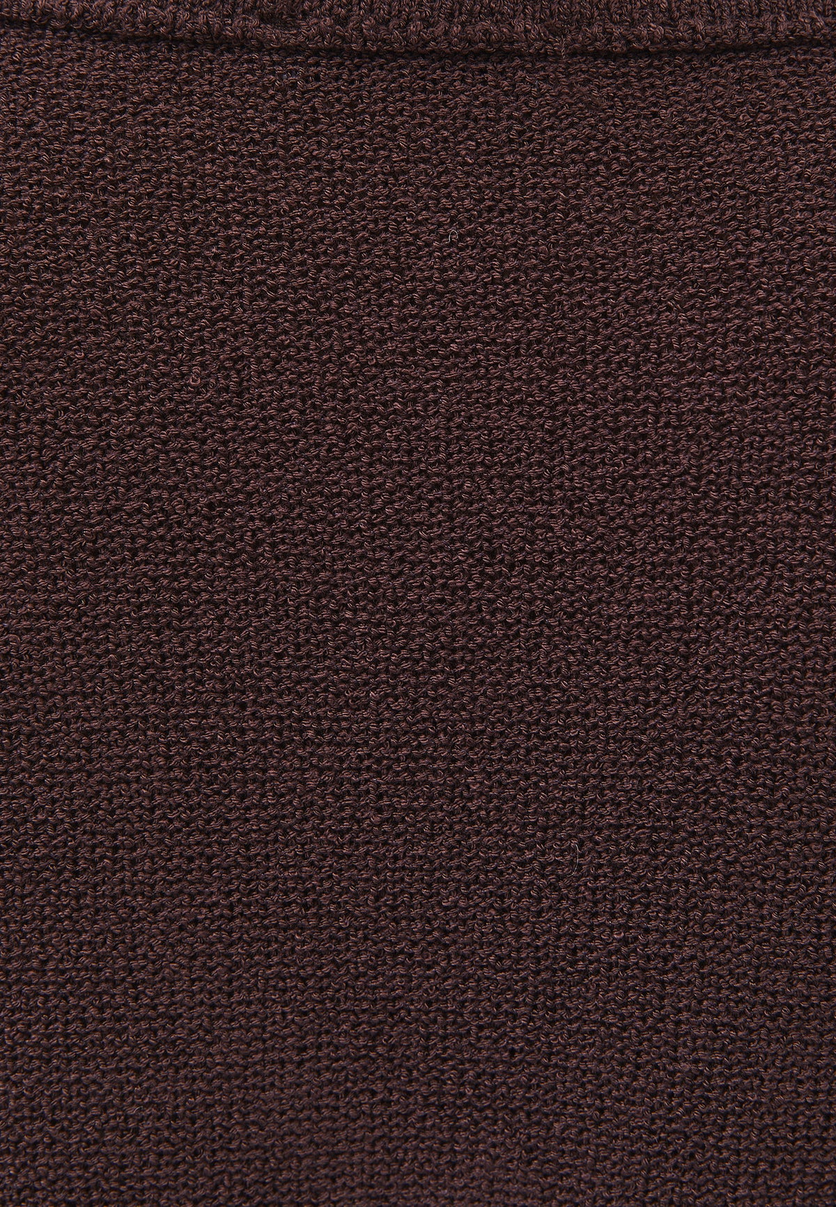 Oversize Tunic Sweater V Neck - CHOCOLATE PLUM